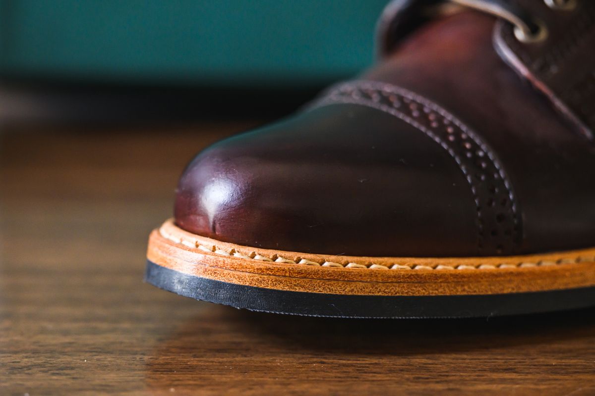 Photo by ABPhoto on March 23, 2023 of the Rancourt & Co. Porter Boot in Horween Espresso Shell Cordovan.