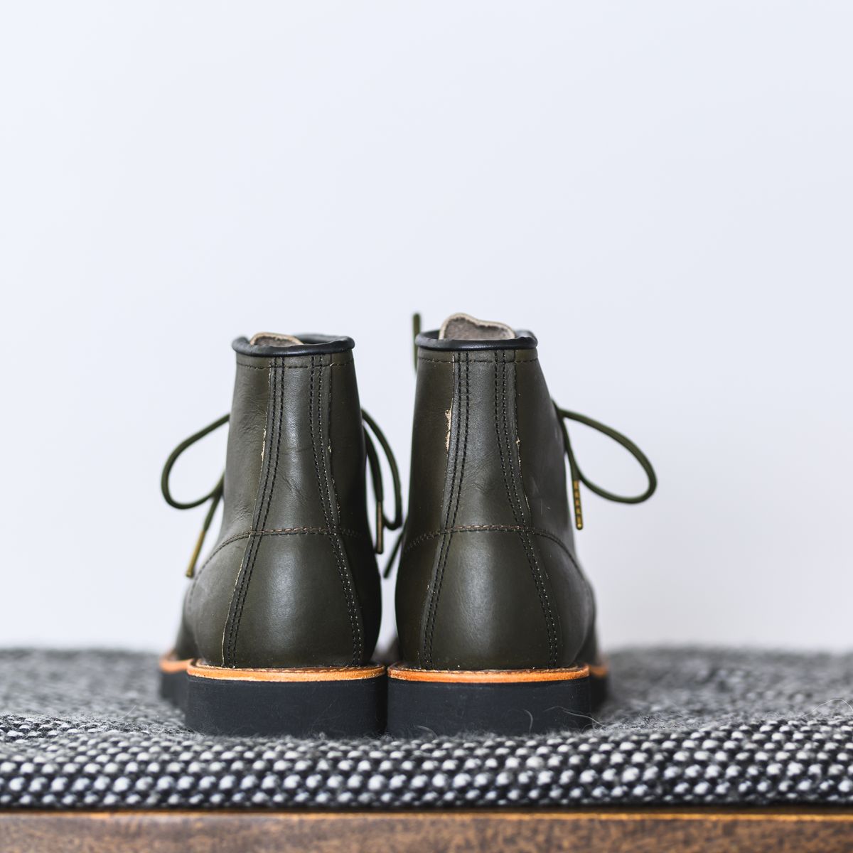 Photo by ABPhoto on October 1, 2023 of the Red Wing 6-Inch Classic Moc in S.B. Foot Alpine Portage.