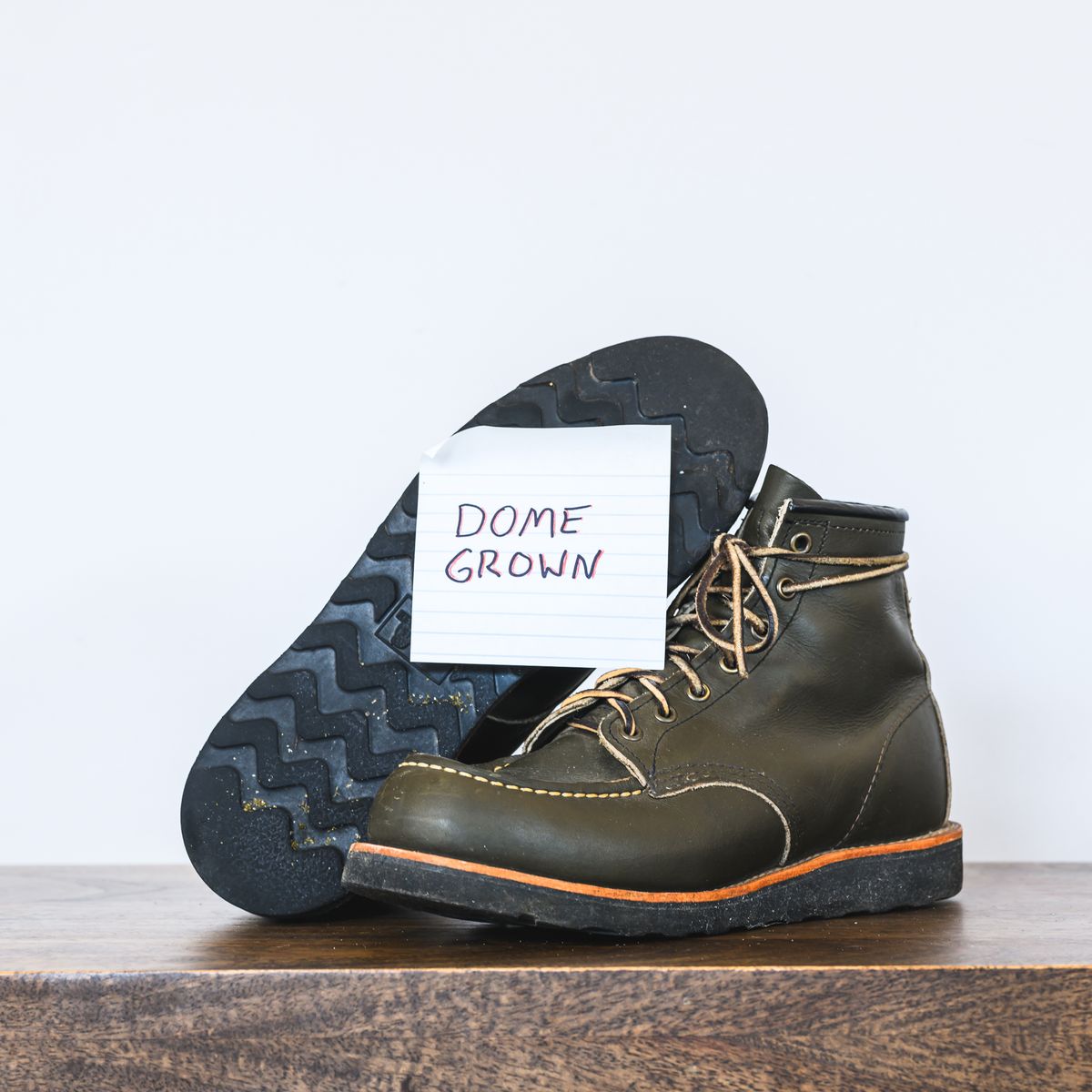 Photo by ABPhoto on November 1, 2023 of the Red Wing 6-Inch Classic Moc in S.B. Foot Alpine Portage.