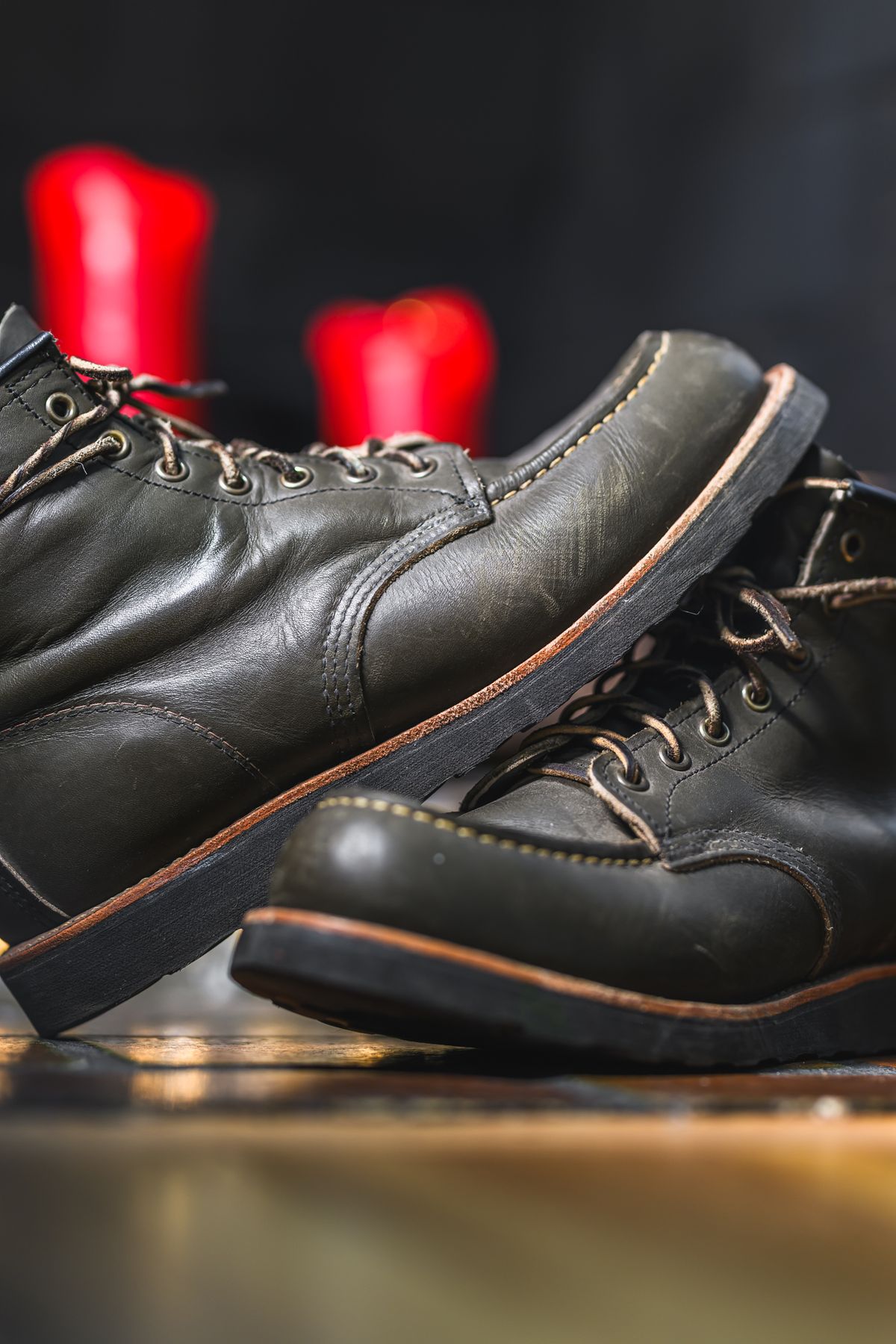 Photo by ABPhoto on December 1, 2023 of the Red Wing 6-Inch Classic Moc in S.B. Foot Alpine Portage.