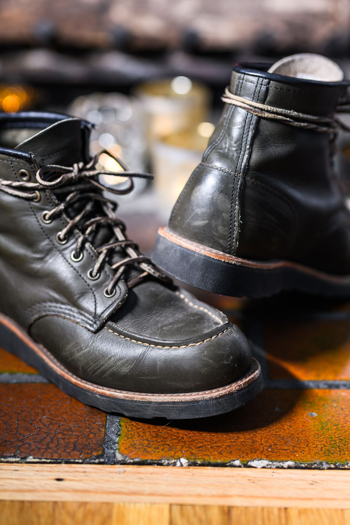 Photo by ABPhoto on December 1, 2023 of the Red Wing 6-Inch Classic Moc in S.B. Foot Alpine Portage.