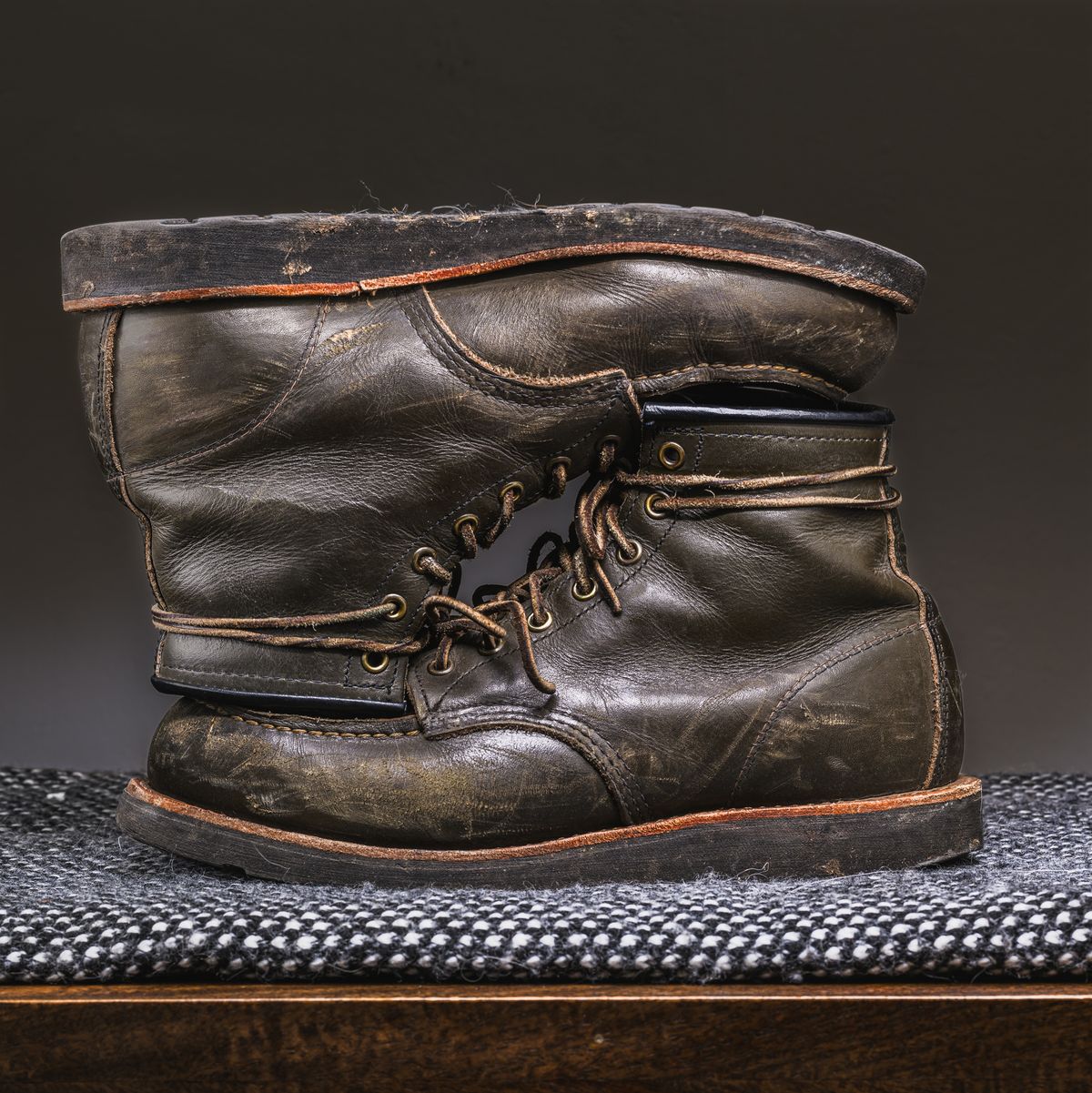 Photo by ABPhoto on April 3, 2024 of the Red Wing 6-Inch Classic Moc in S.B. Foot Alpine Portage.