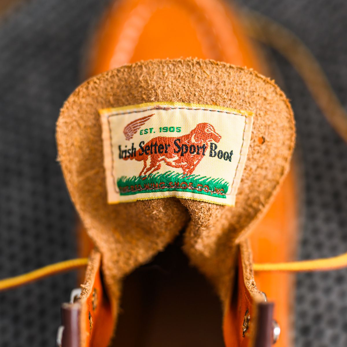 Photo by ABPhoto on February 17, 2024 of the Red Wing Irish Setter Canoe Moc in S.B. Foot Sequoia Gold Russet.
