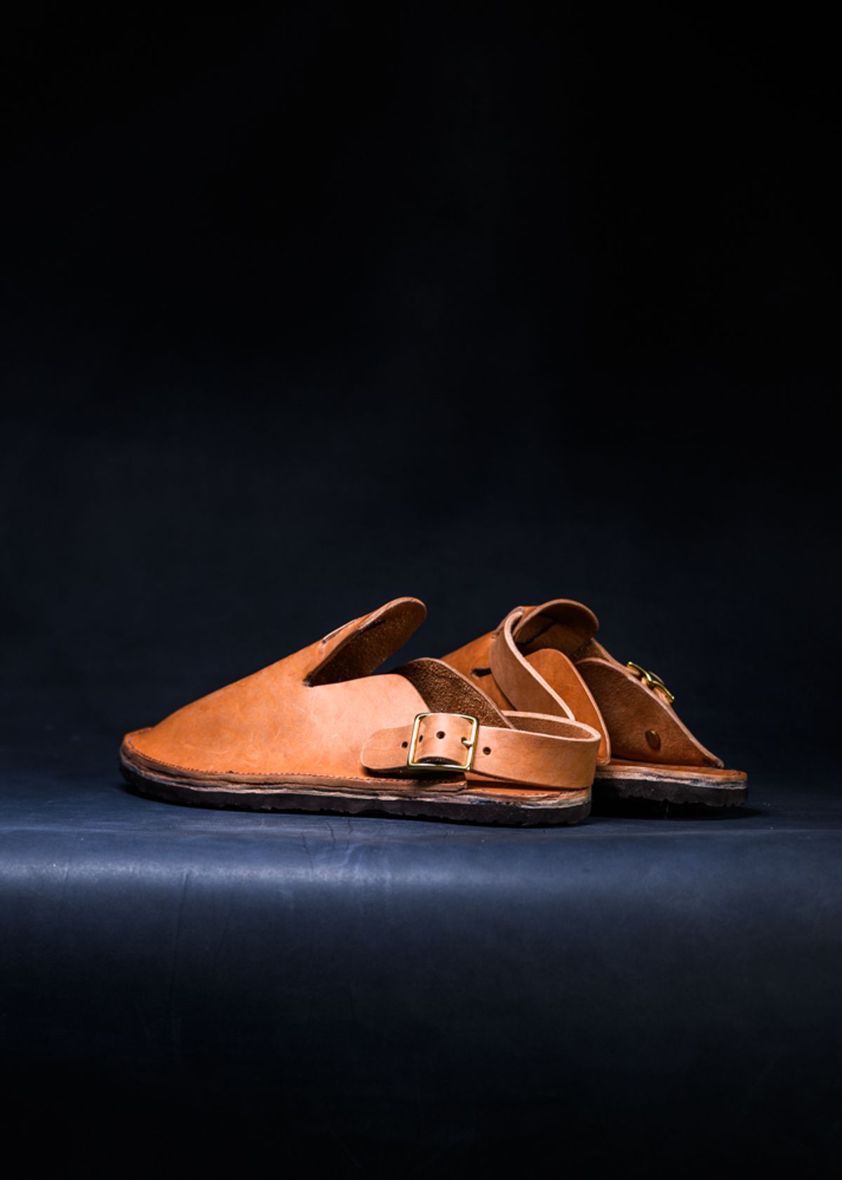 Photo by ABPhoto on February 26, 2026 of the Self-Made House Shoe in Horween Russet Horsehide Strips.