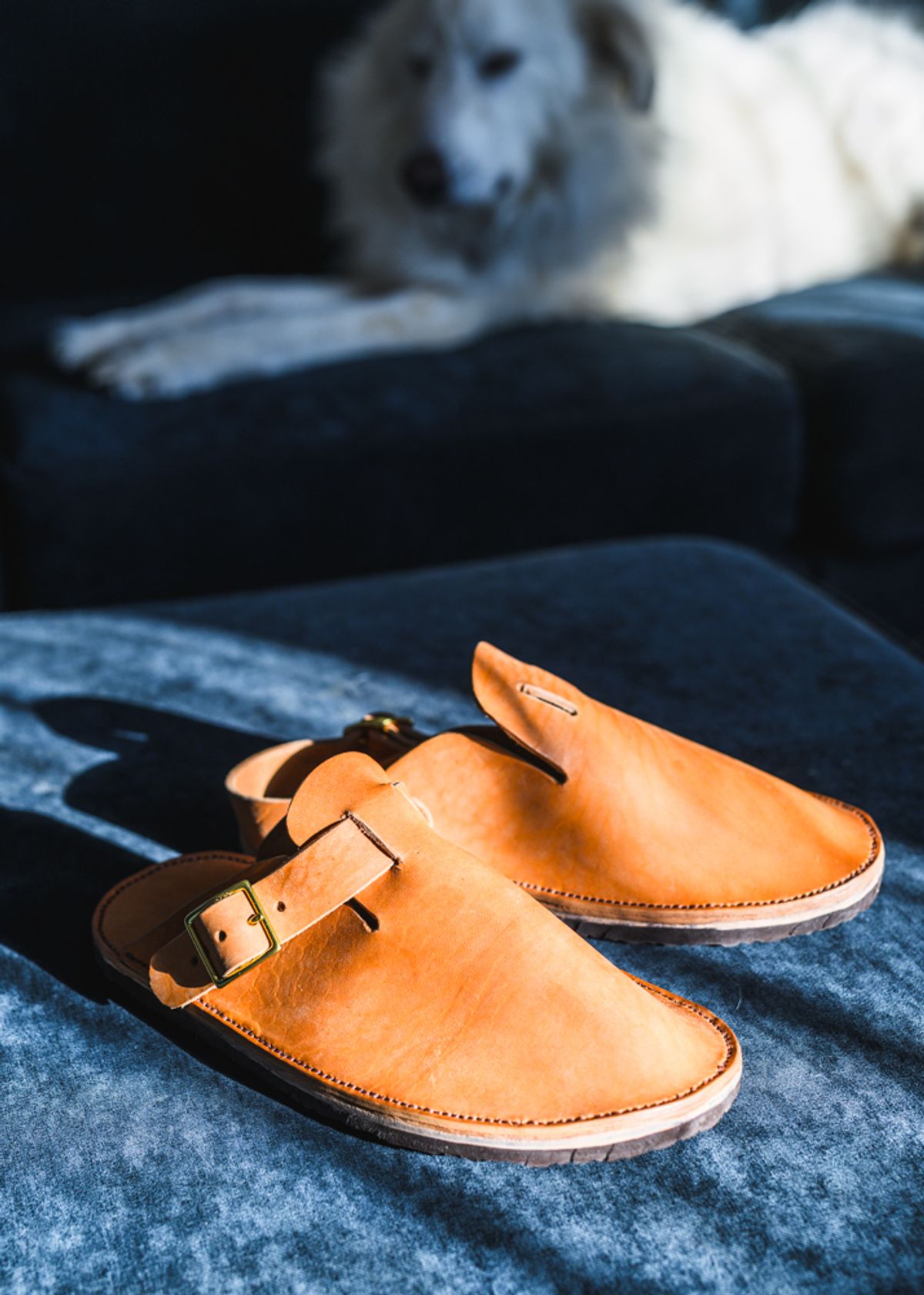 Photo by ABPhoto on February 26, 2026 of the Self-Made House Shoe in Horween Russet Horsehide Strips.