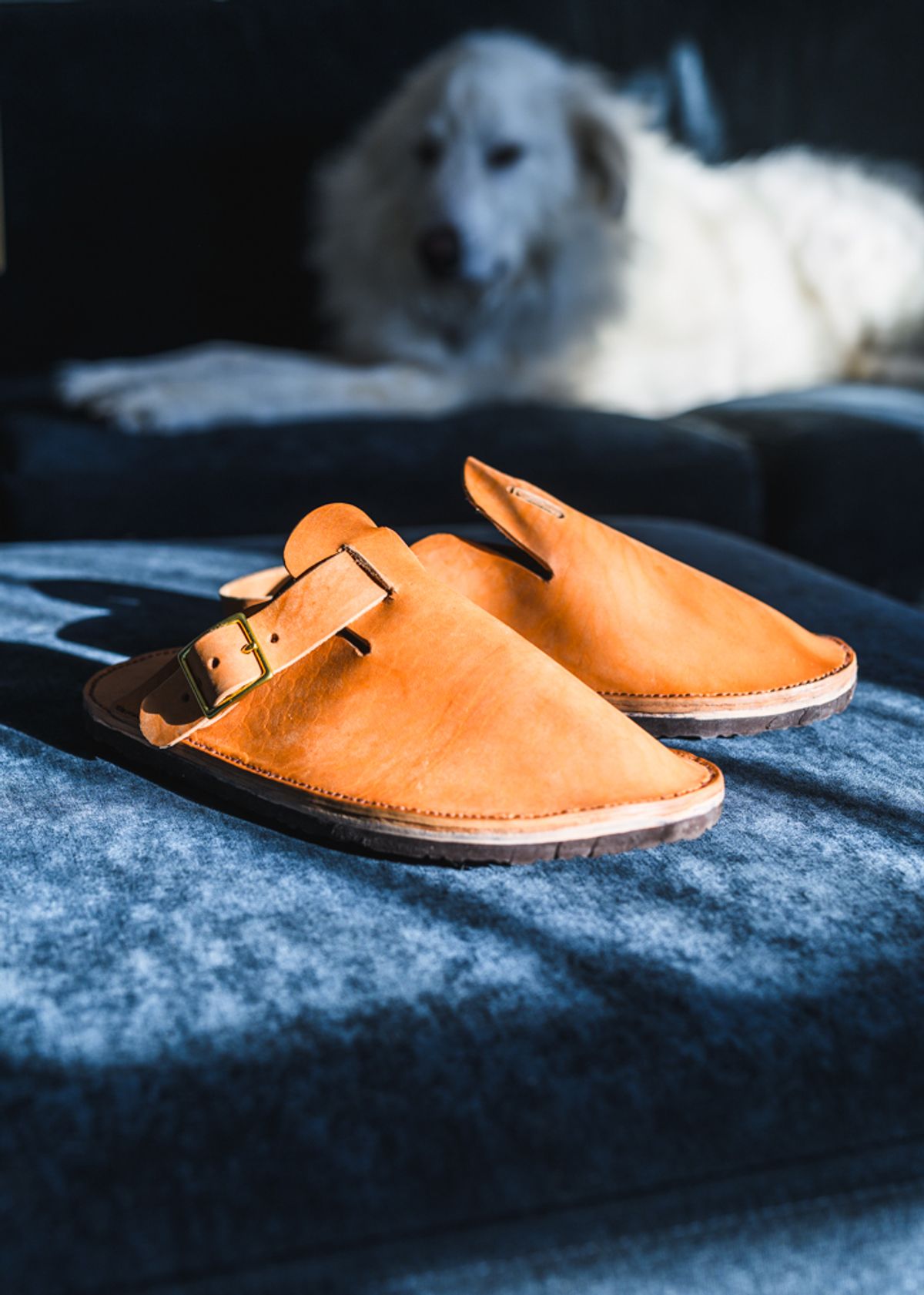 Photo by ABPhoto on February 26, 2026 of the Self-Made House Shoe in Horween Russet Horsehide Strips.