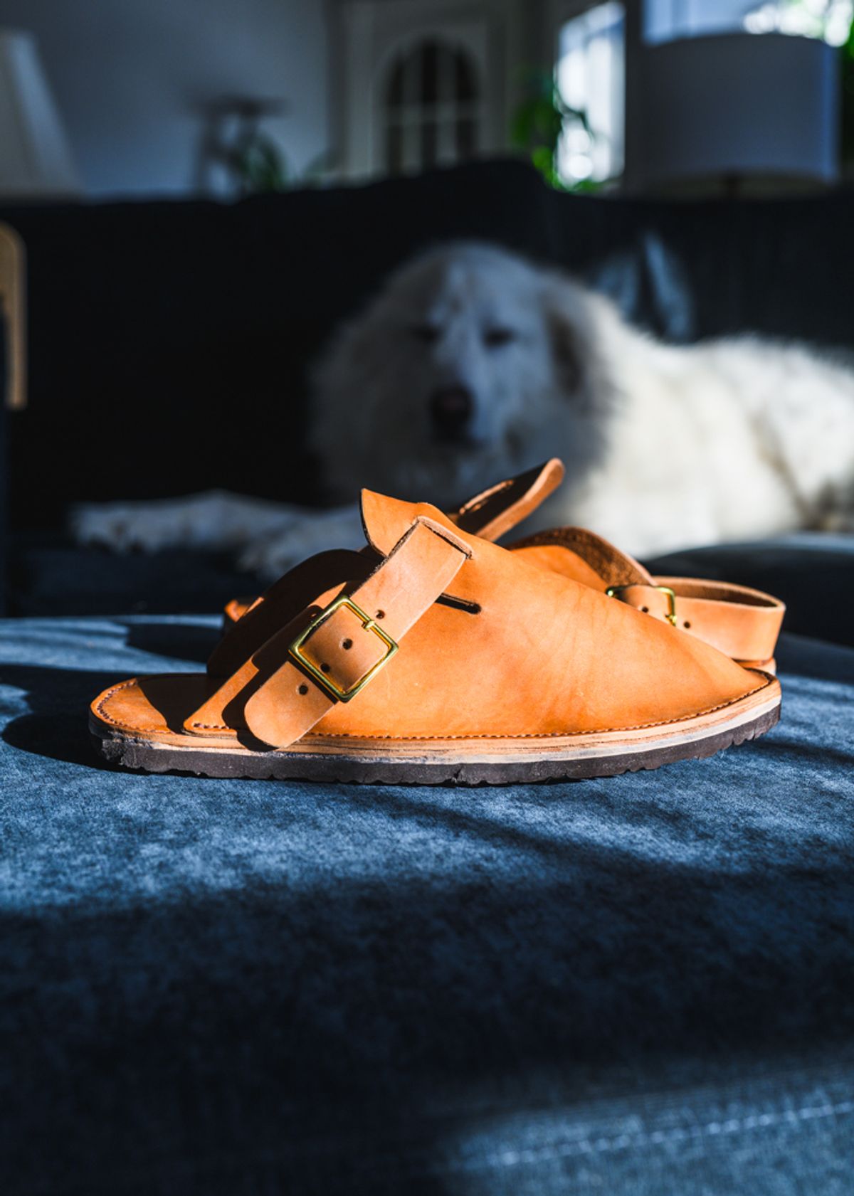 Photo by ABPhoto on February 26, 2026 of the Self-Made House Shoe in Horween Russet Horsehide Strips.
