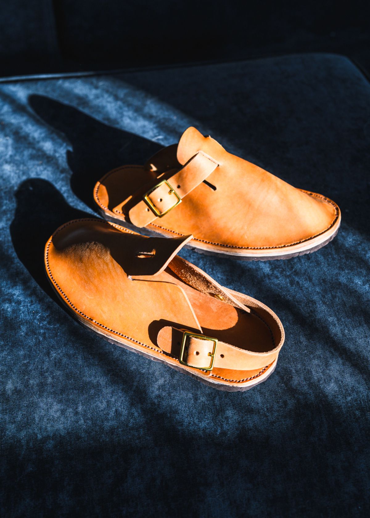 Photo by ABPhoto on February 26, 2026 of the Self-Made House Shoe in Horween Russet Horsehide Strips.