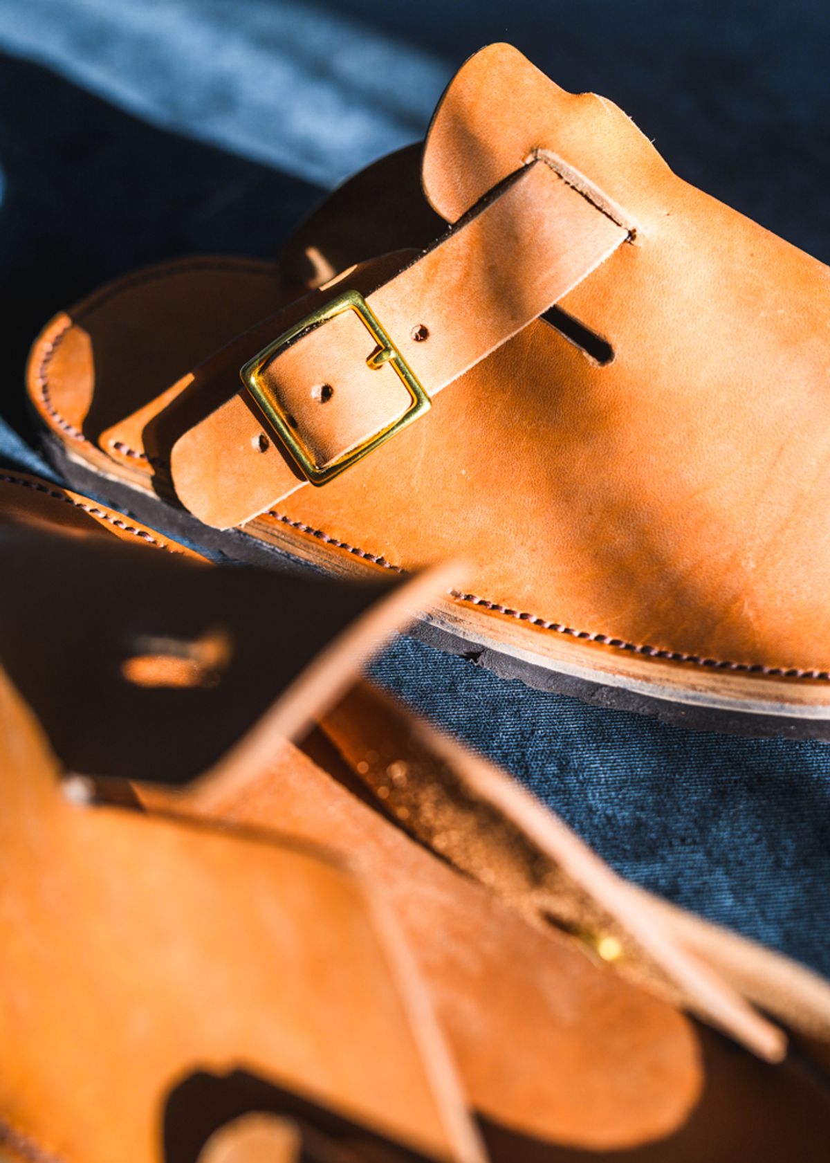 Photo by ABPhoto on February 26, 2026 of the Self-Made House Shoe in Horween Russet Horsehide Strips.