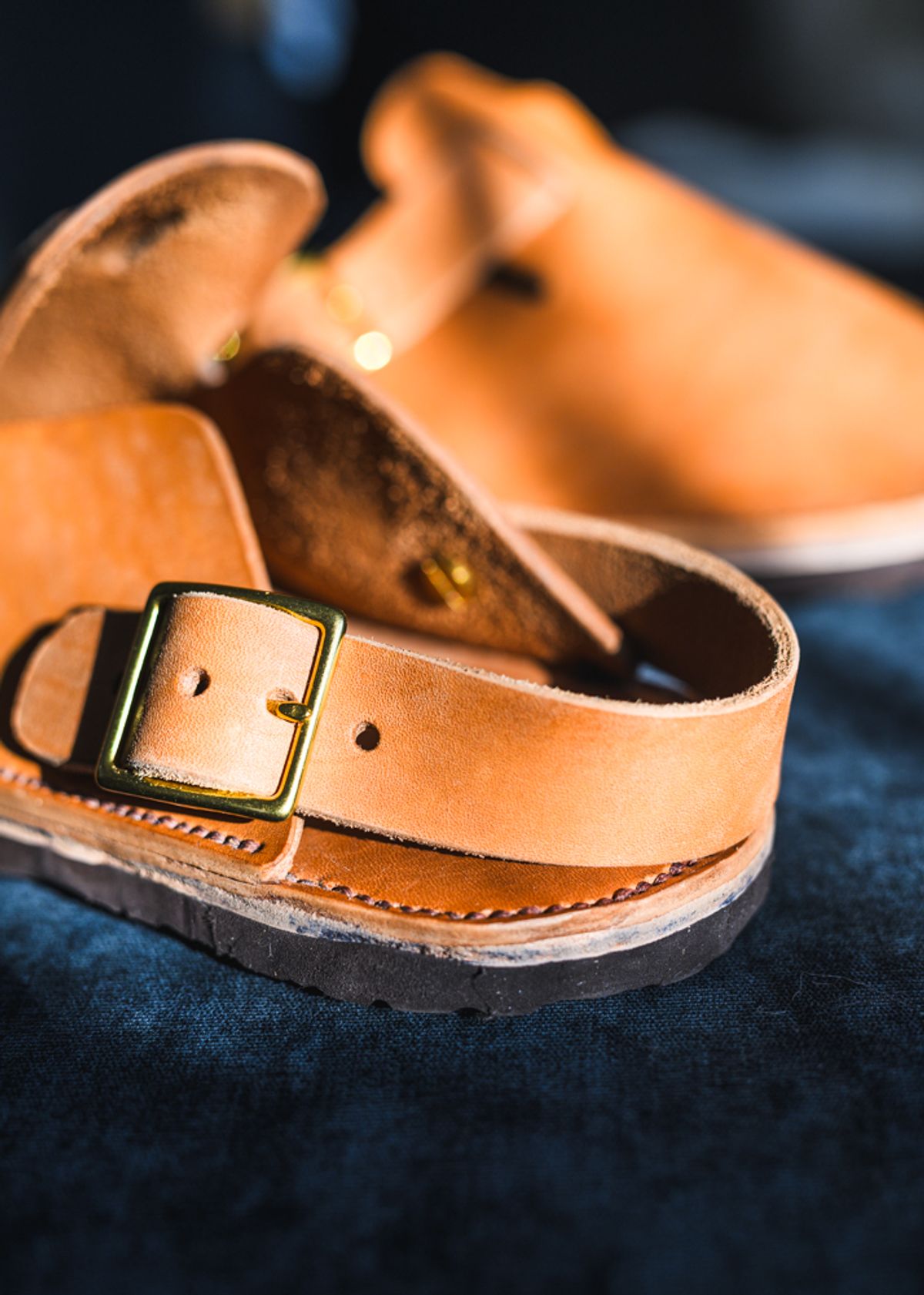 Photo by ABPhoto on February 26, 2026 of the Self-Made House Shoe in Horween Russet Horsehide Strips.