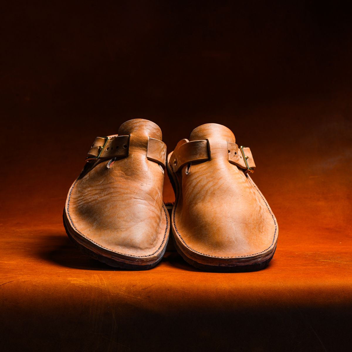 Photo by ABPhoto on April 1, 2026 of the Self-Made House Shoe in Horween Russet Horsehide Strips.