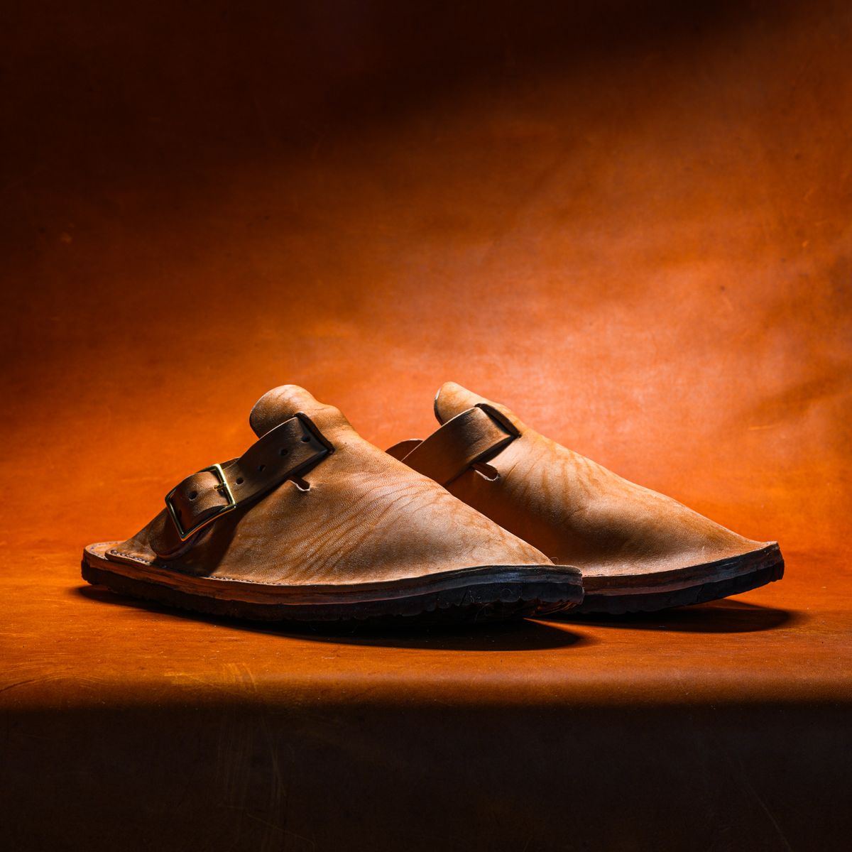 Photo by ABPhoto on April 1, 2026 of the Self-Made House Shoe in Horween Russet Horsehide Strips.