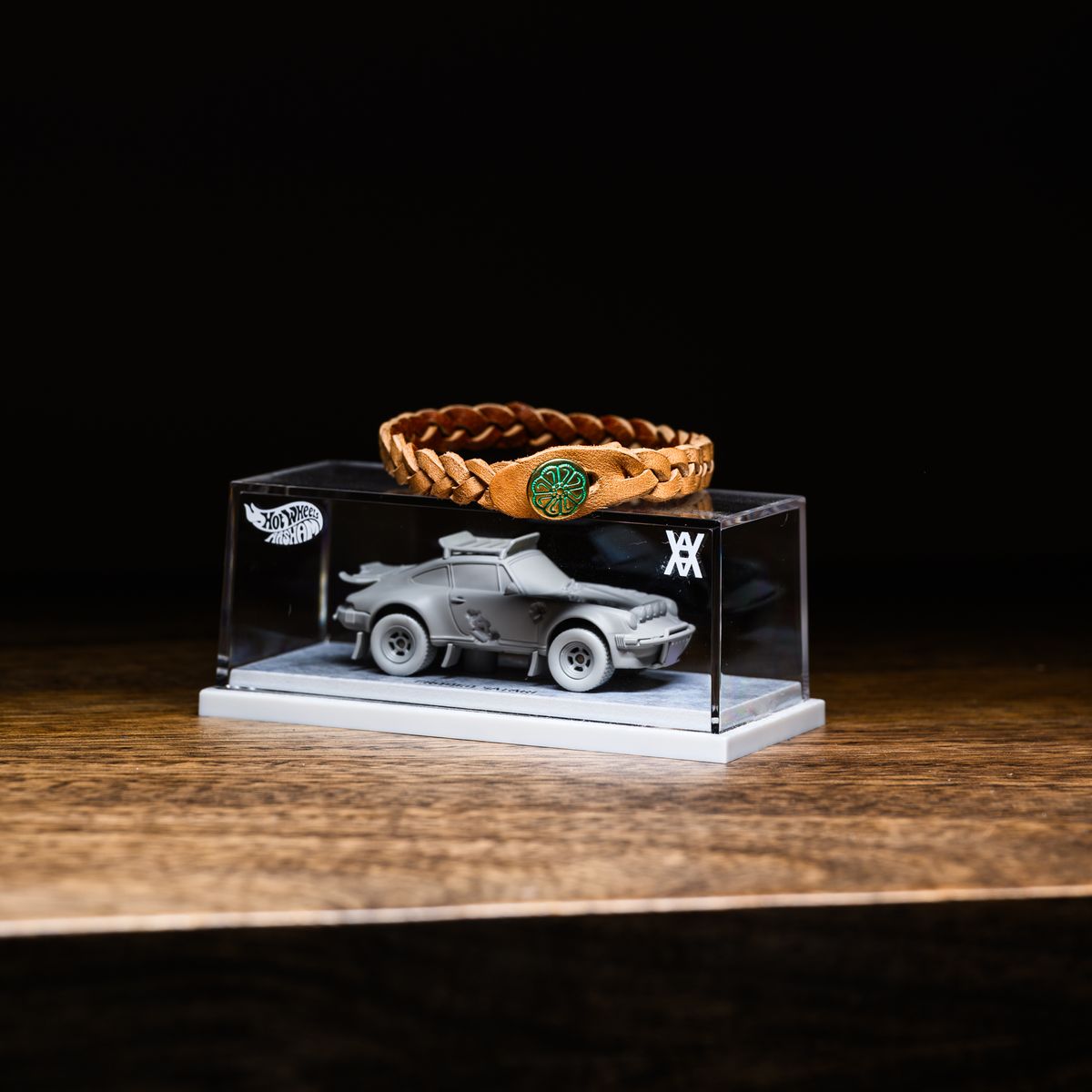 Photo by ABPhoto on October 1, 2025 of the Self-Made Braided Leather Bracelet in Horween Natural Waxed Flesh.