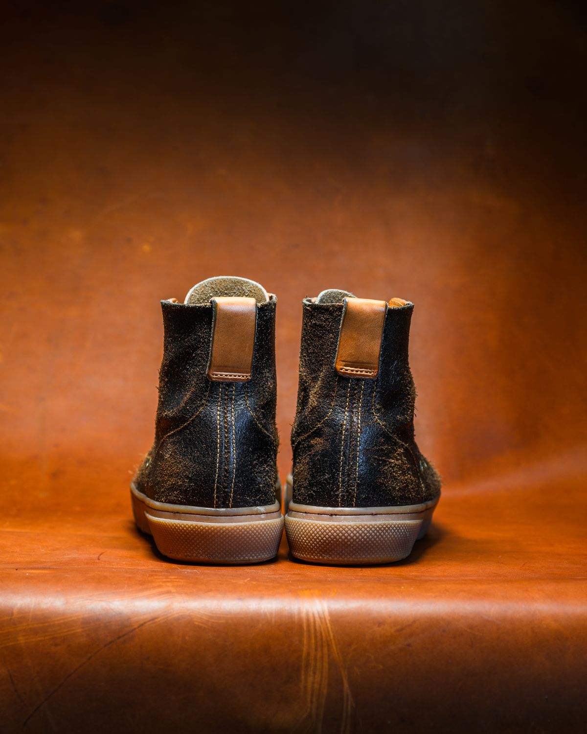 Photo by ABPhoto on January 28, 2026 of the BHHB Railtown in Horween Dark Brown Waxed Flesh & Wickett & Craig Russet Traditional Harness.
