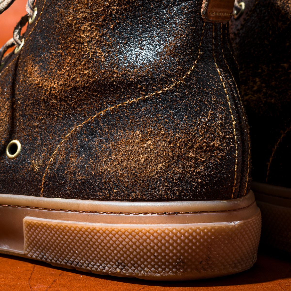 Photo by ABPhoto on April 1, 2026 of the BHHB Railtown in Horween Dark Brown Waxed Flesh & Wickett & Craig Russet Traditional Harness.