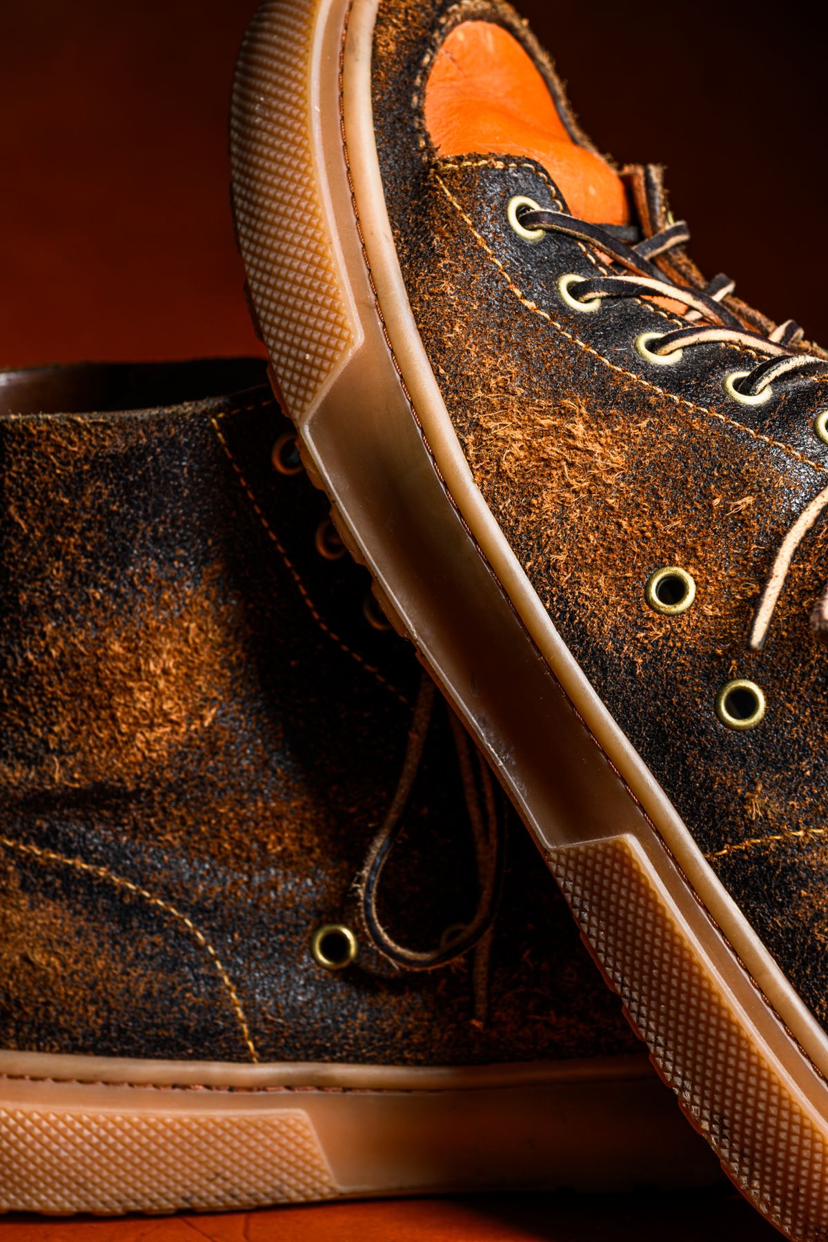 Photo by ABPhoto on April 1, 2026 of the BHHB Railtown in Horween Dark Brown Waxed Flesh & Wickett & Craig Russet Traditional Harness.