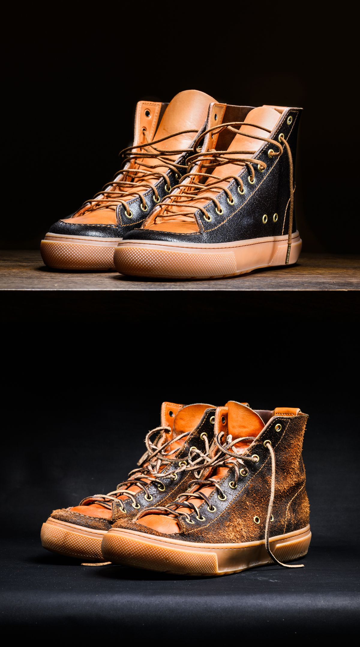 Photo by ABPhoto on April 3, 2026 of the BHHB Railtown in Horween Dark Brown Waxed Flesh & Wickett & Craig Russet Traditional Harness.