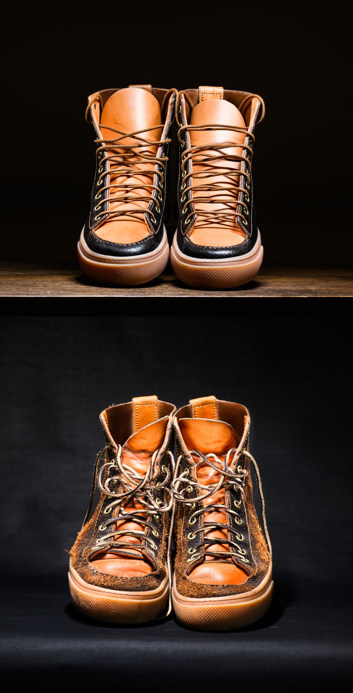 Photo by ABPhoto on April 3, 2026 of the BHHB Railtown in Horween Dark Brown Waxed Flesh & Wickett & Craig Russet Traditional Harness.