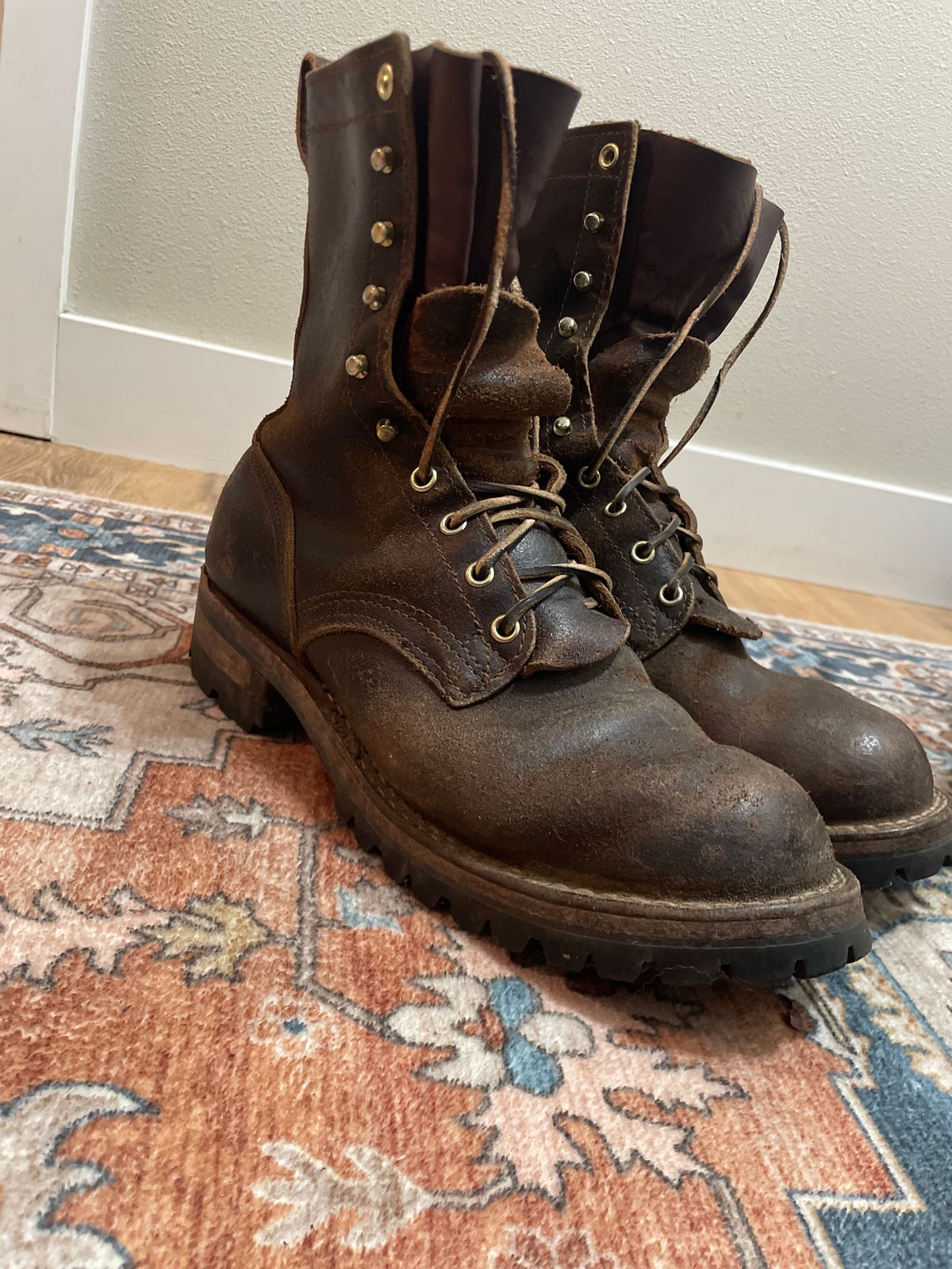 Photo by mjones21 on November 16, 2025 of the Nicks Overlander in Horween Brown Waxed Flesh.