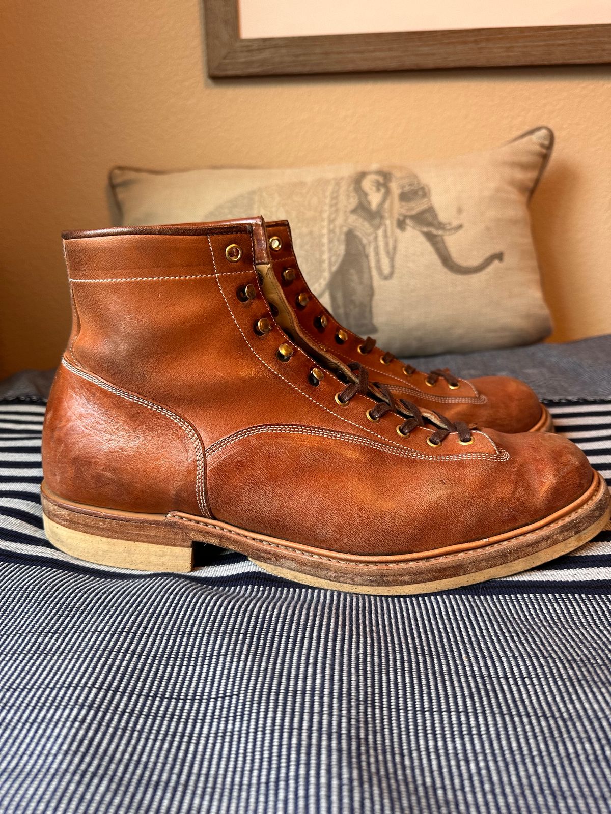 Photo by nedbass on January 5, 2024 of the Sagara Valiant in Conceria Cloe Crust Shell Cordovan.
