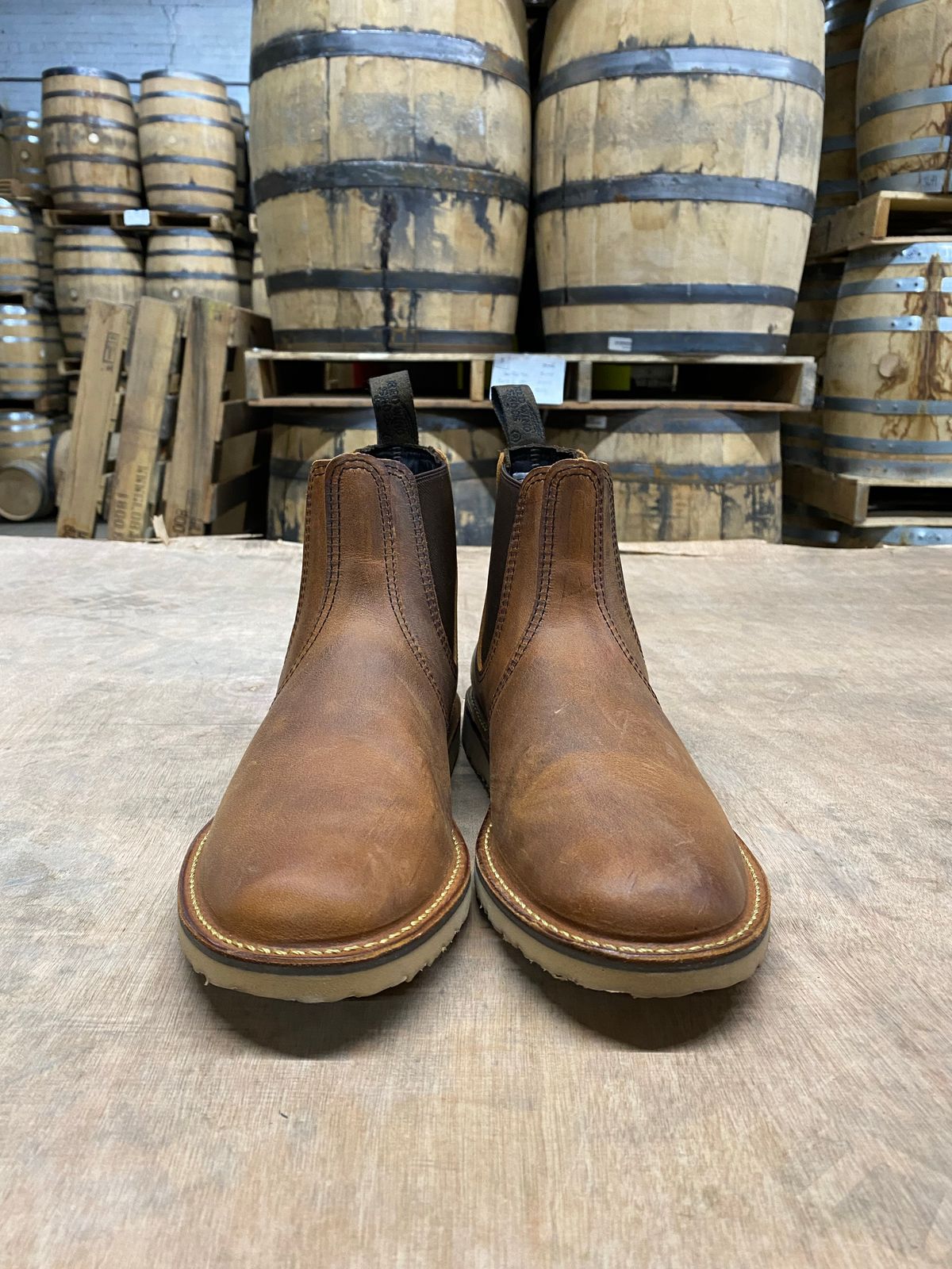 Photo by rciuchta on November 4, 2022 of the Red Wing Weekender Chelsea in S.B. Foot Copper Rough and Tough.