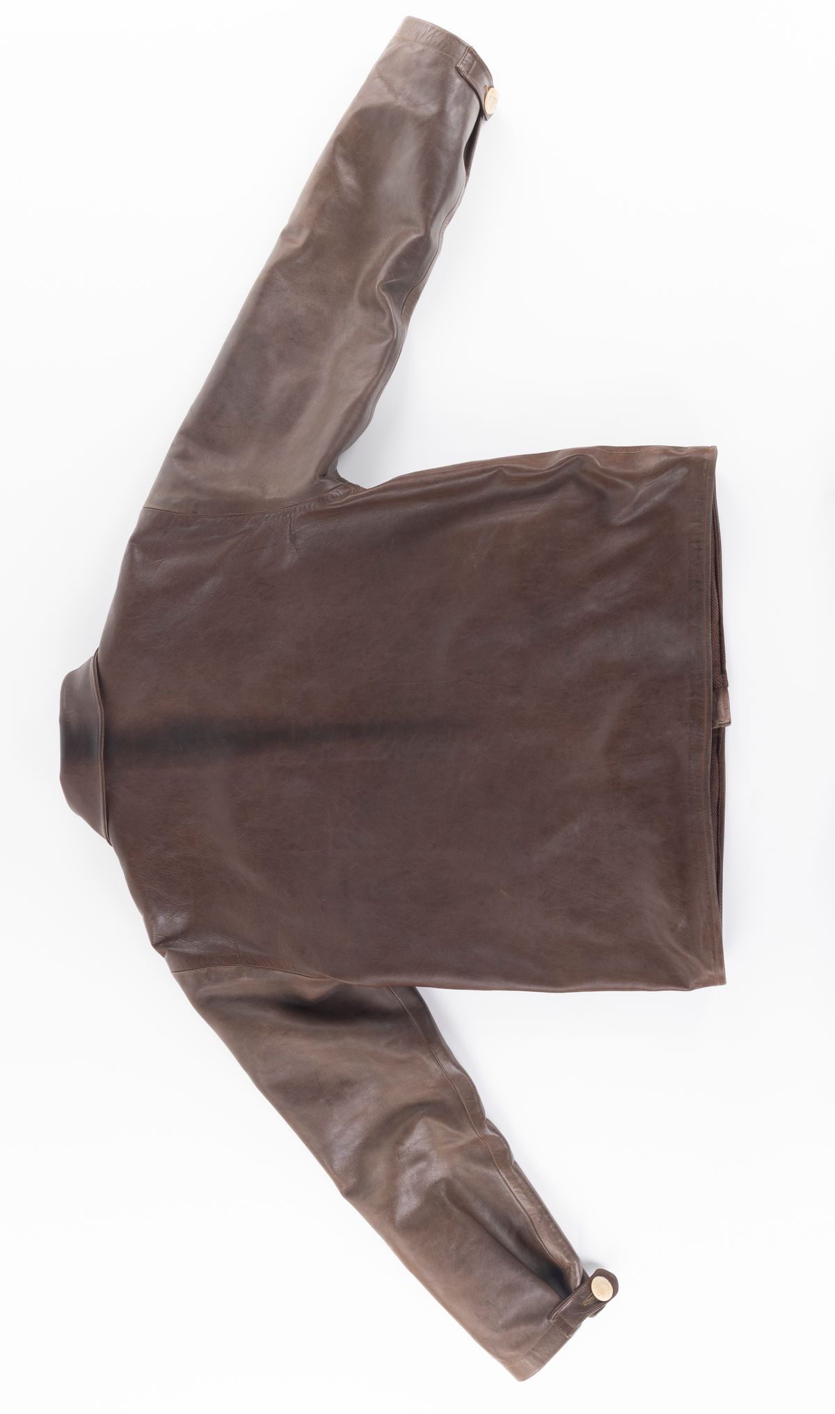 Photo by montyberns on March 3, 2026 of the House Of Berns Set Design Jacket in Horween Esspresso Vermont DHF.