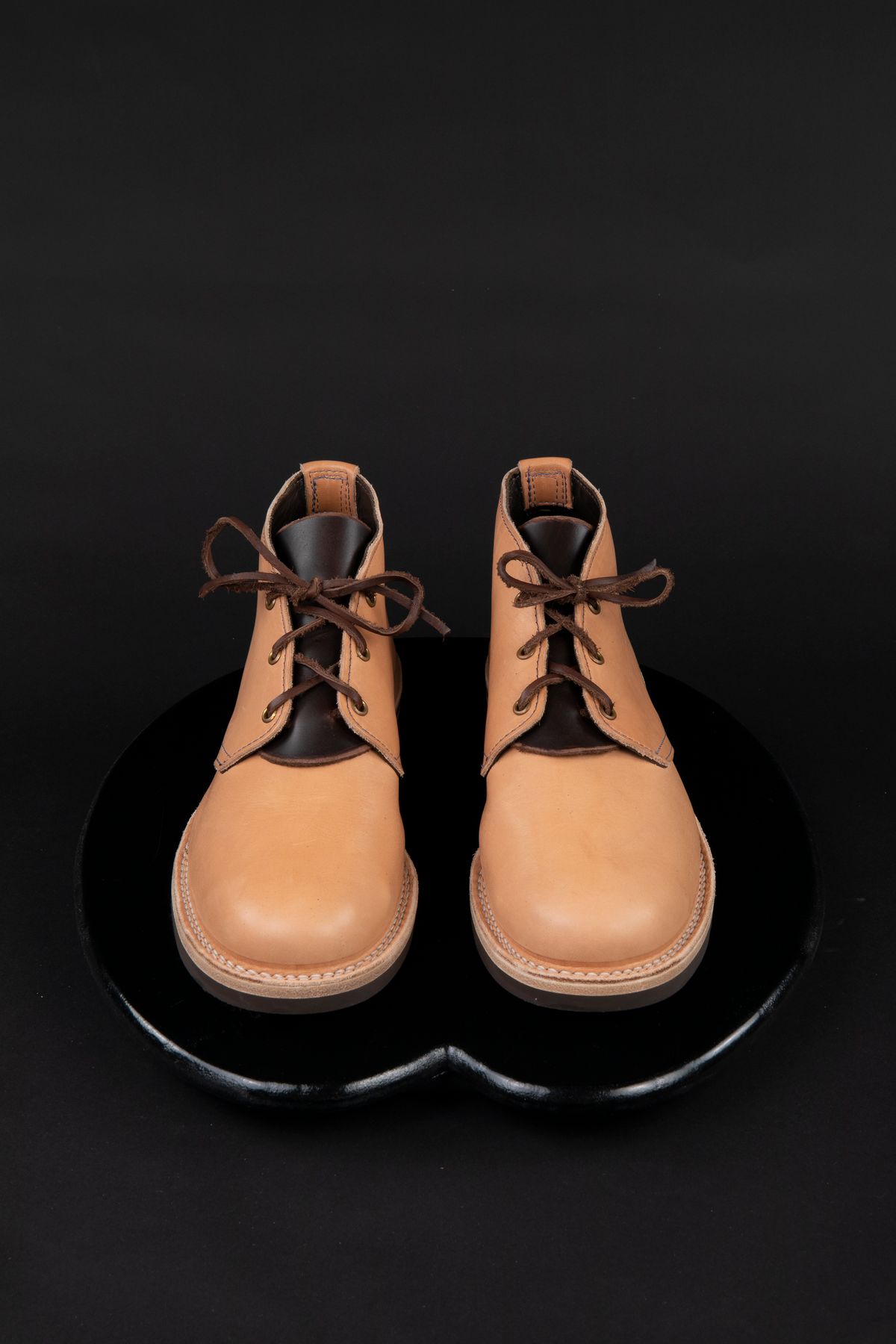 Photo by montyberns on October 1, 2022 of the Wesco Unlisted Model in Horween Natural Essex.