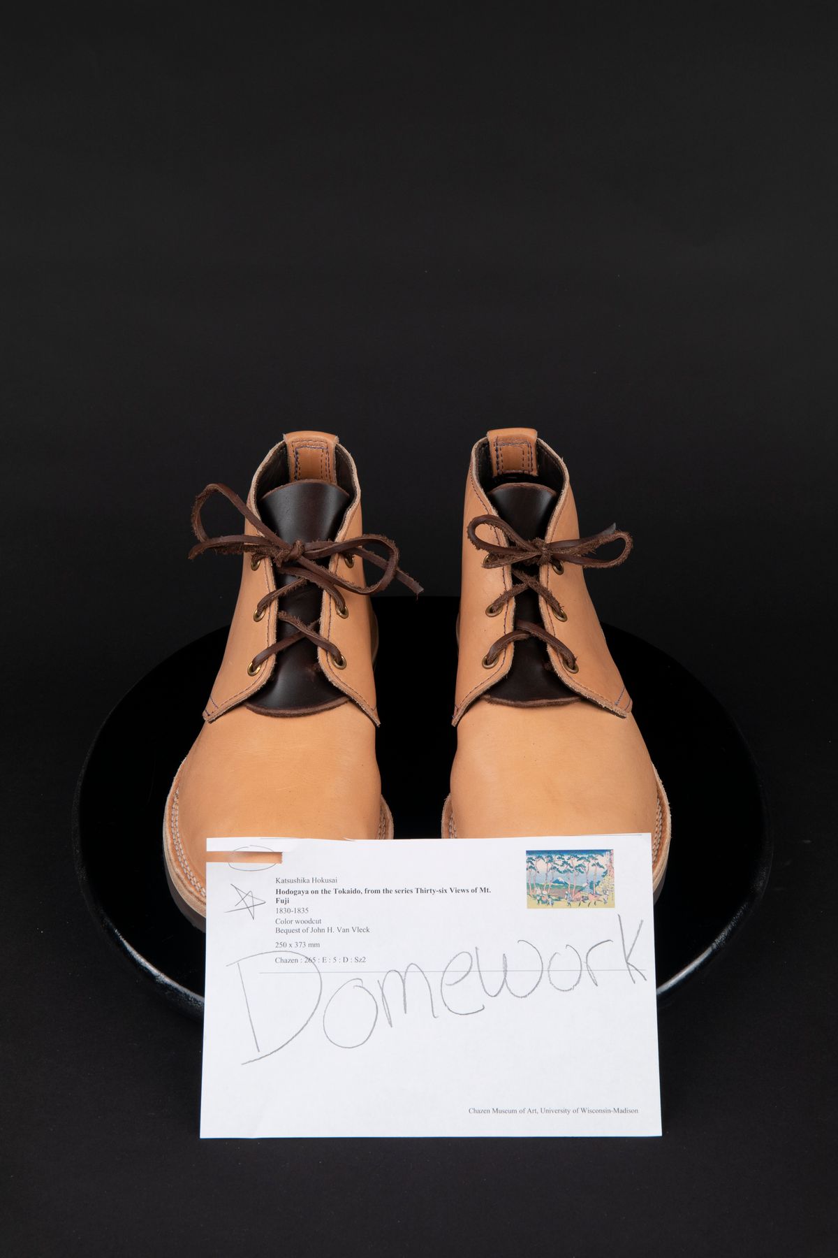 Photo by montyberns on October 1, 2022 of the Wesco Unlisted Model in Horween Natural Essex.