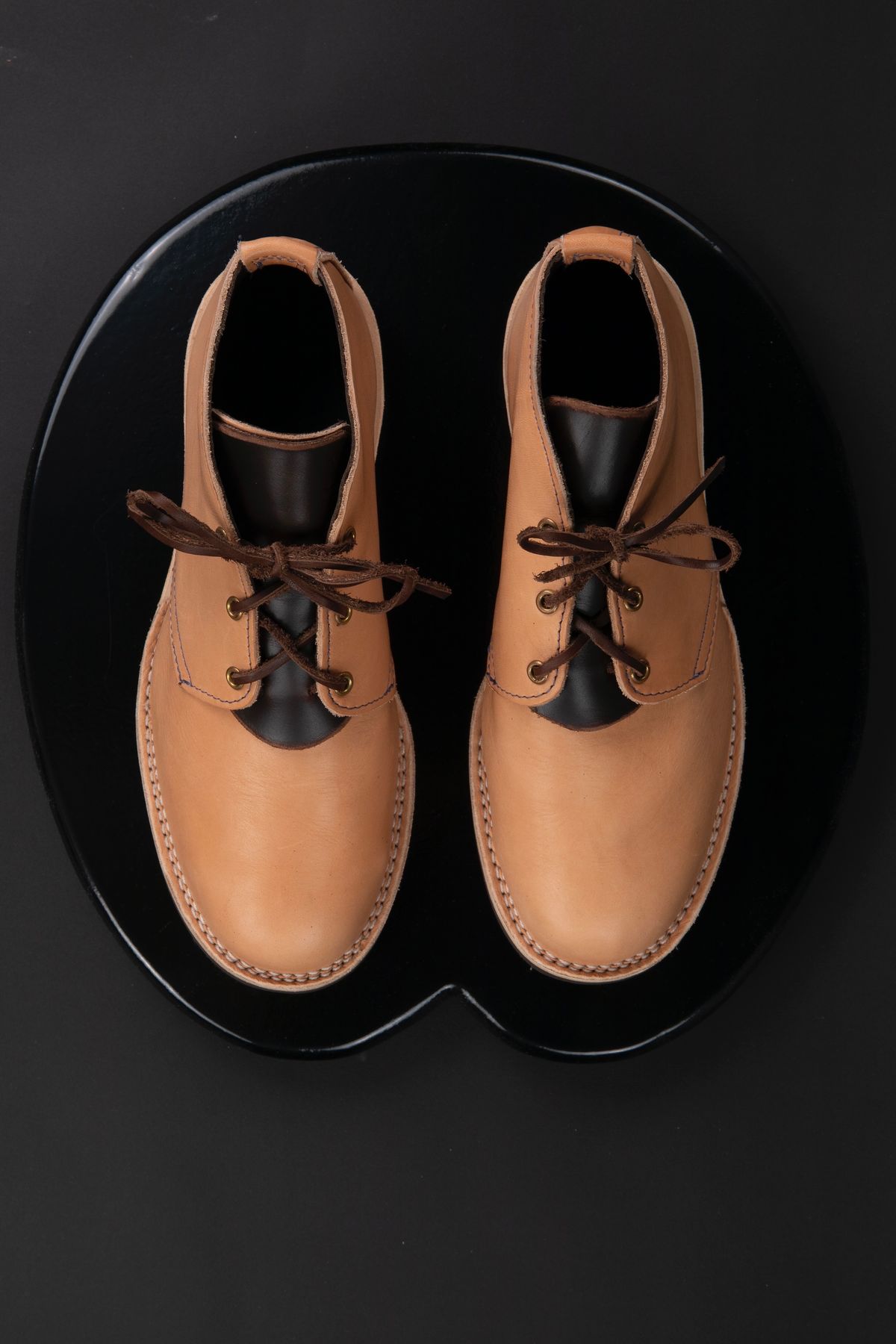 Photo by montyberns on October 1, 2022 of the Wesco Unlisted Model in Horween Natural Essex.