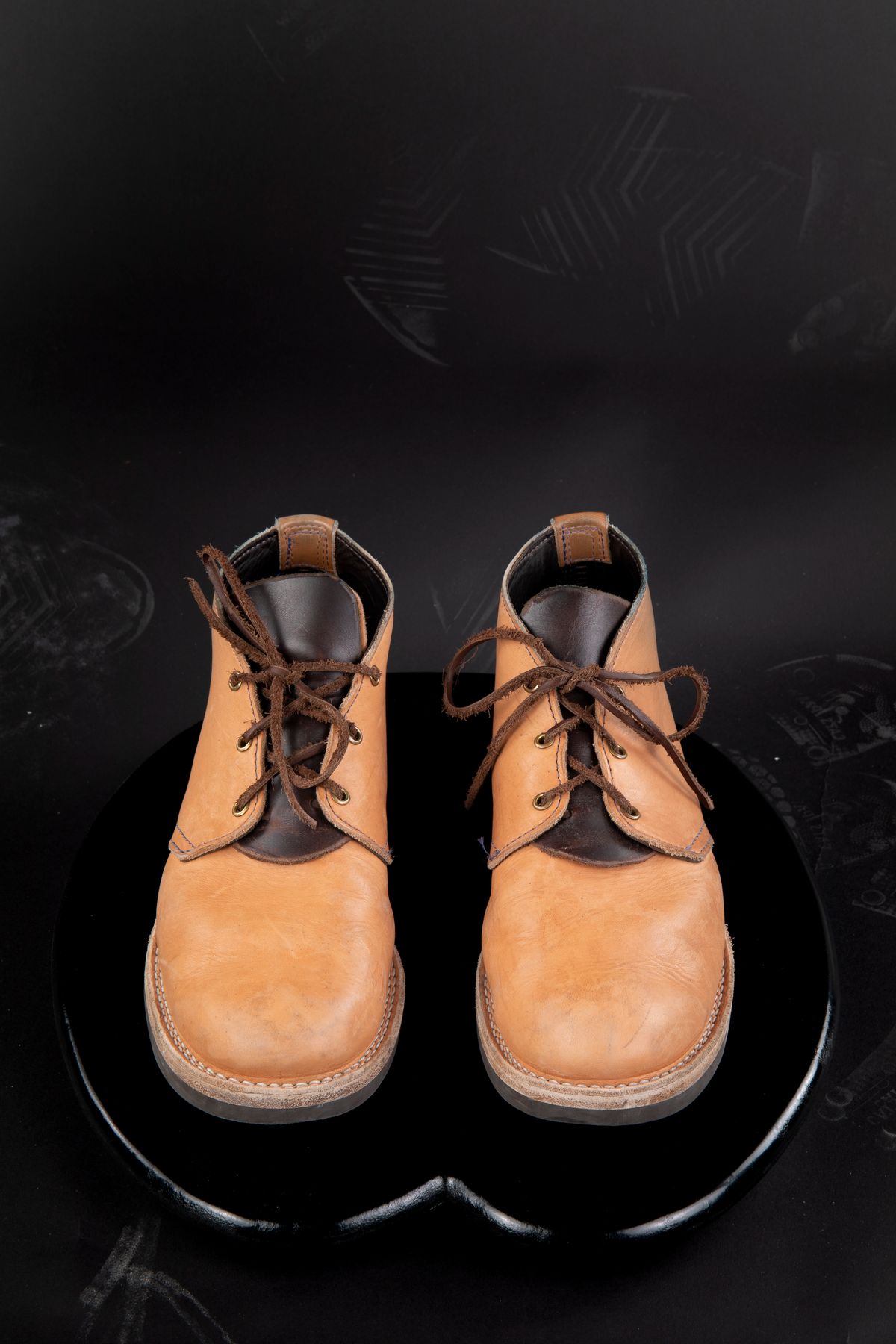 Photo by montyberns on November 4, 2022 of the Wesco Unlisted Model in Horween Natural Essex.