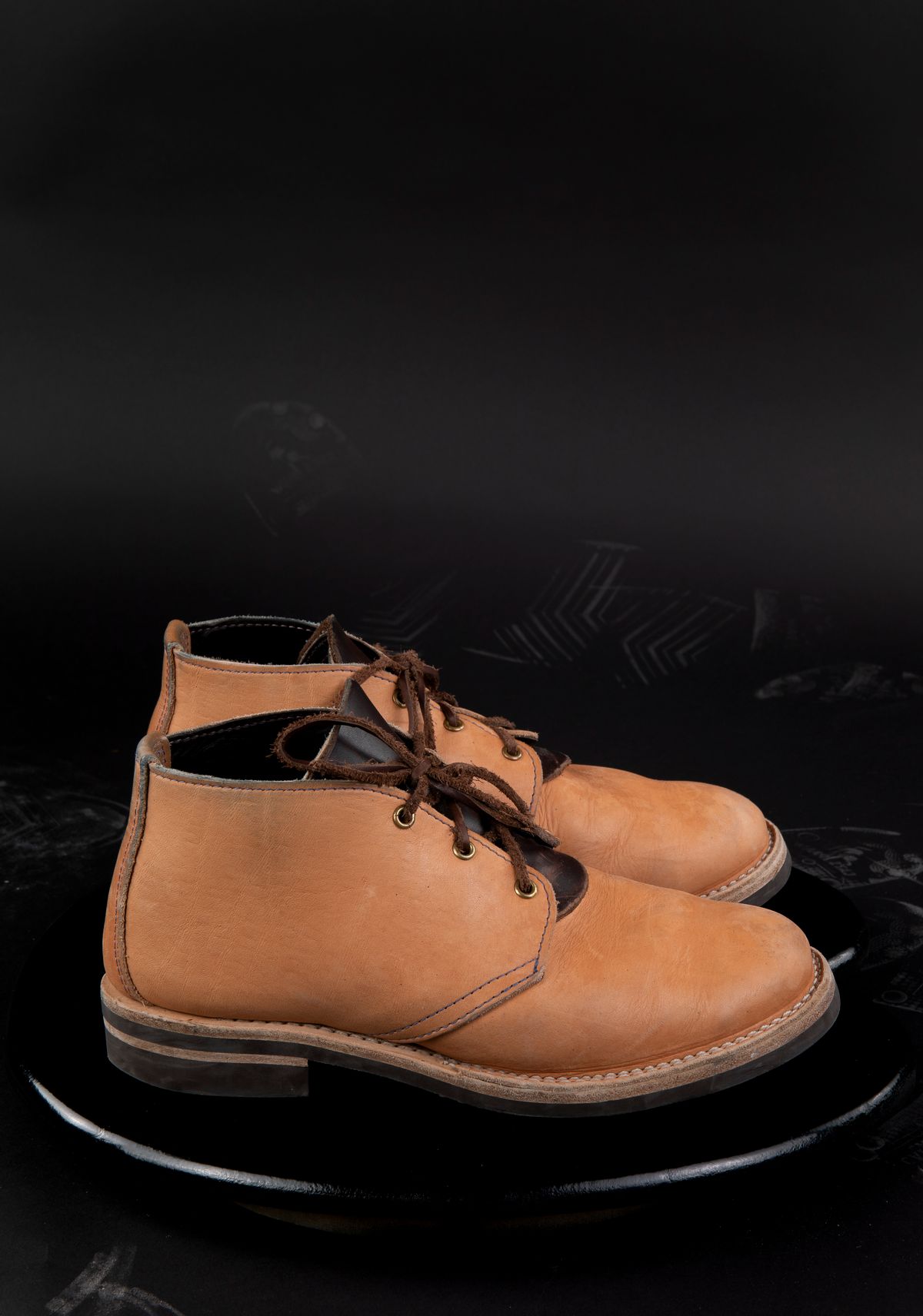 Photo by montyberns on November 4, 2022 of the Wesco Unlisted Model in Horween Natural Essex.
