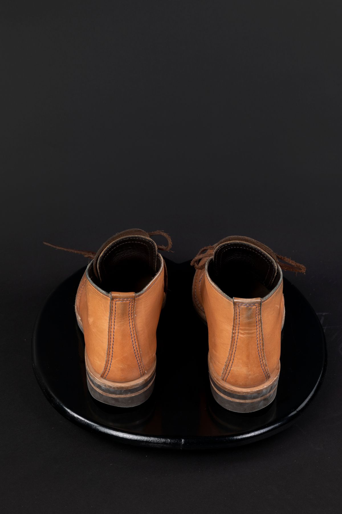Photo by montyberns on December 5, 2022 of the Wesco Unlisted Model in Horween Natural Essex.