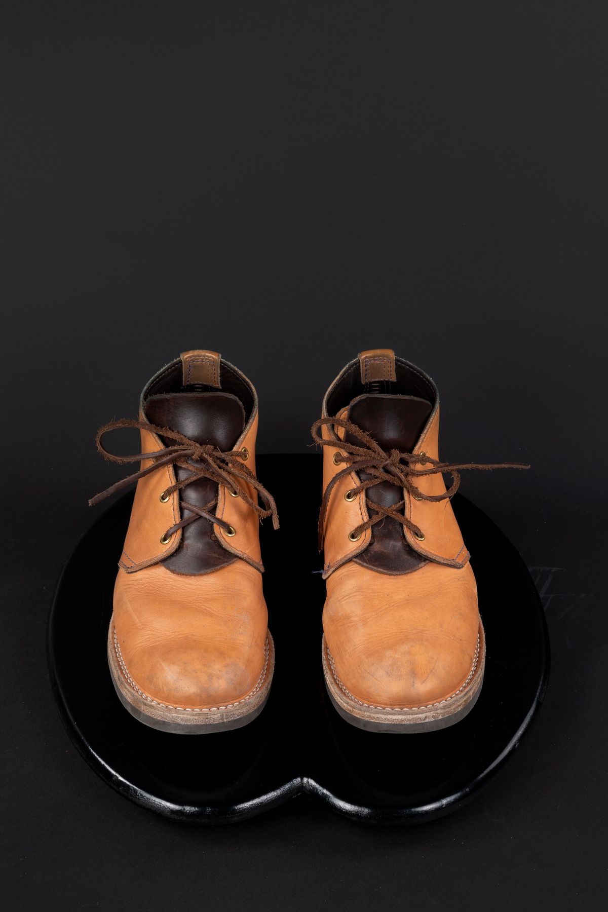 Photo by montyberns on December 5, 2022 of the Wesco Unlisted Model in Horween Natural Essex.