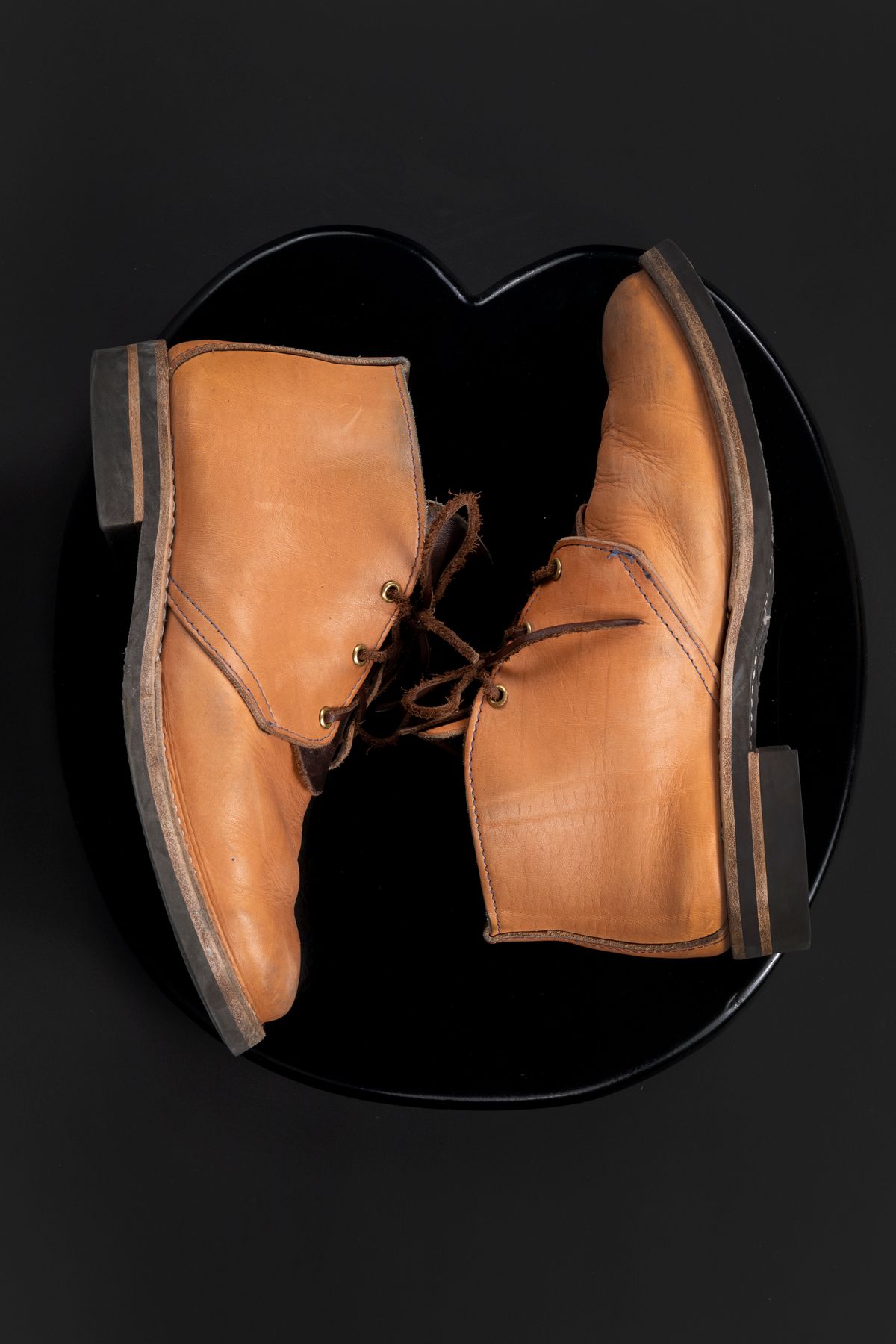 Photo by montyberns on December 5, 2022 of the Wesco Unlisted Model in Horween Natural Essex.