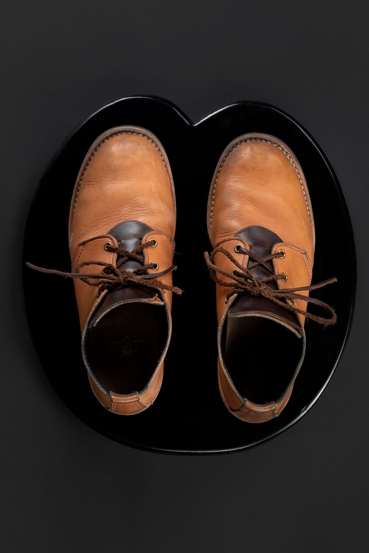 Photo by montyberns on December 5, 2022 of the Wesco Unlisted Model in Horween Natural Essex.