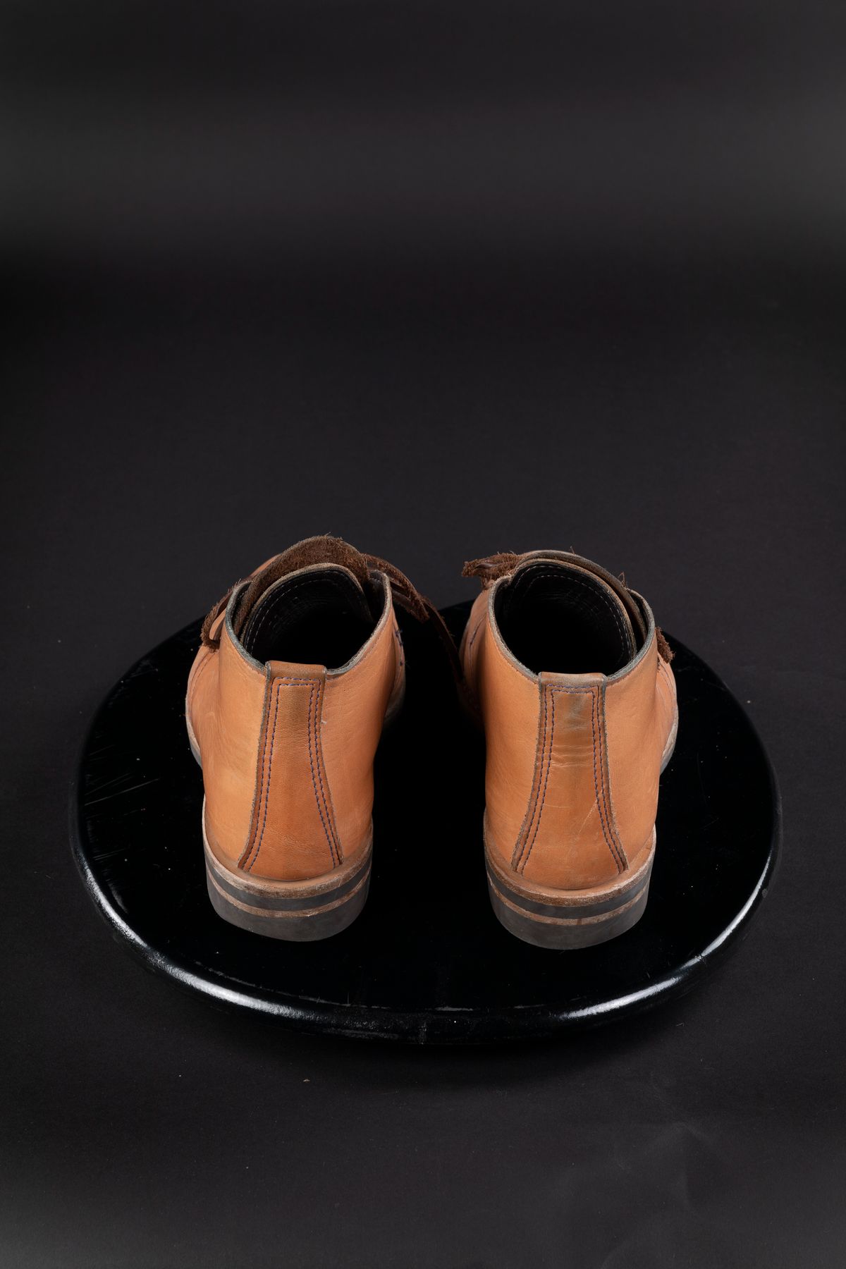 Photo by montyberns on January 5, 2023 of the Wesco Unlisted Model in Horween Natural Essex.
