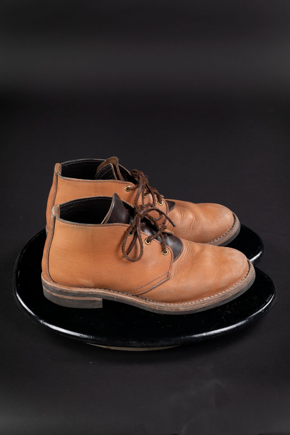 Photo by montyberns on January 5, 2023 of the Wesco Unlisted Model in Horween Natural Essex.