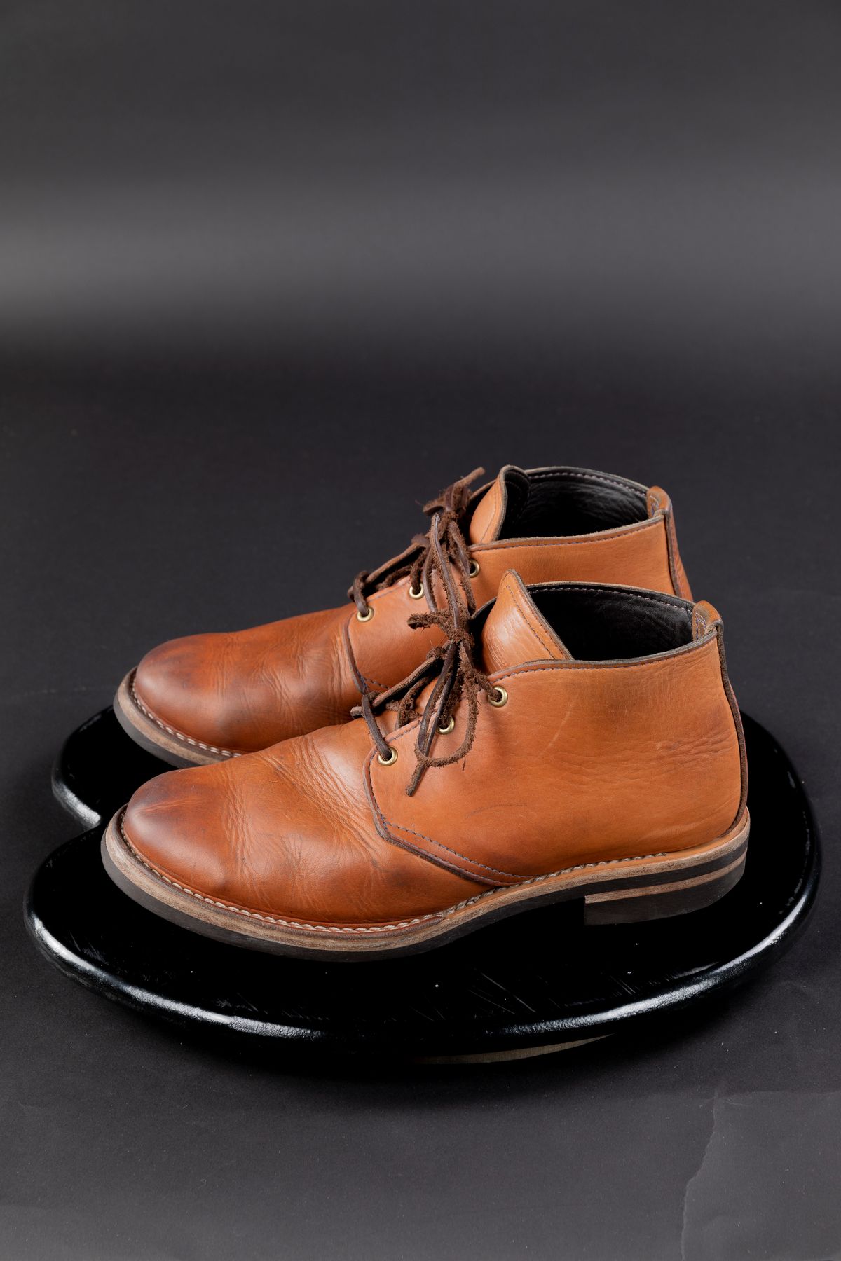 Photo by montyberns on March 3, 2023 of the Wesco Unlisted Model in Horween Natural Essex.