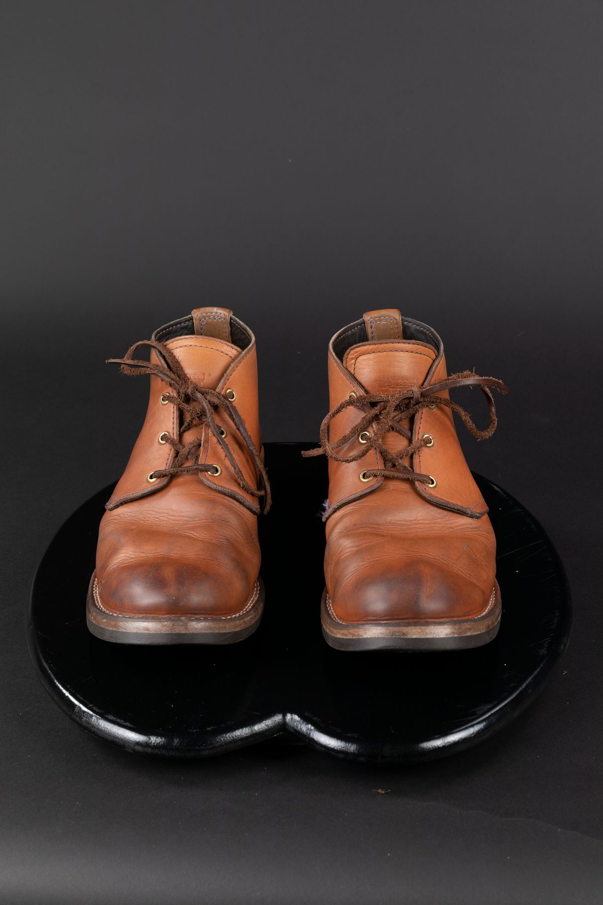 Photo by montyberns on April 3, 2023 of the Wesco Unlisted Model in Horween Natural Essex.