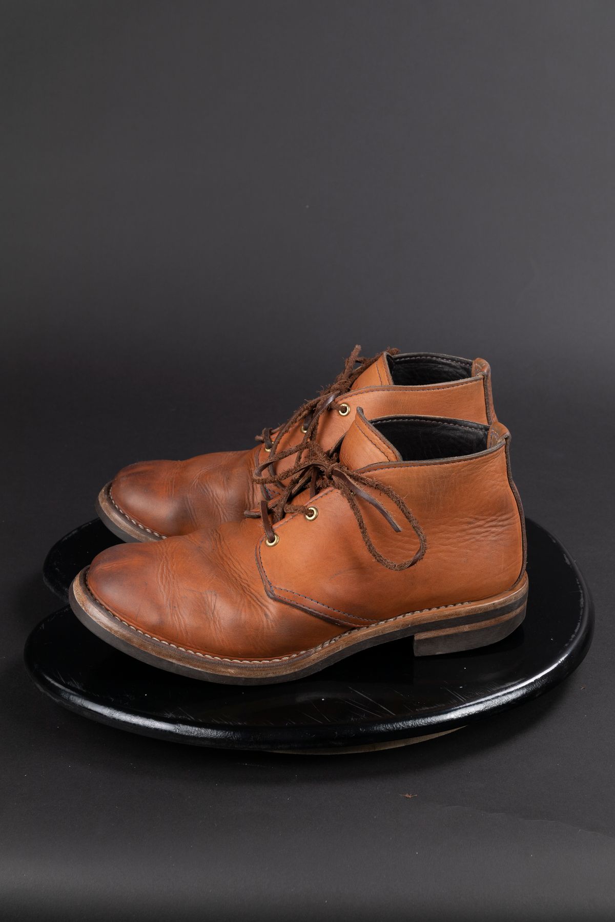 Photo by montyberns on April 3, 2023 of the Wesco Unlisted Model in Horween Natural Essex.