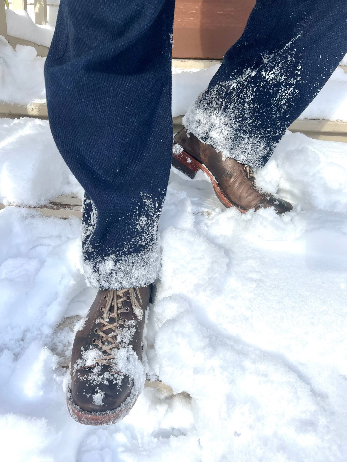 Photo by montyberns on November 30, 2025 of the House Of Berns Grip in Horween Esspresso Vermont DHF.