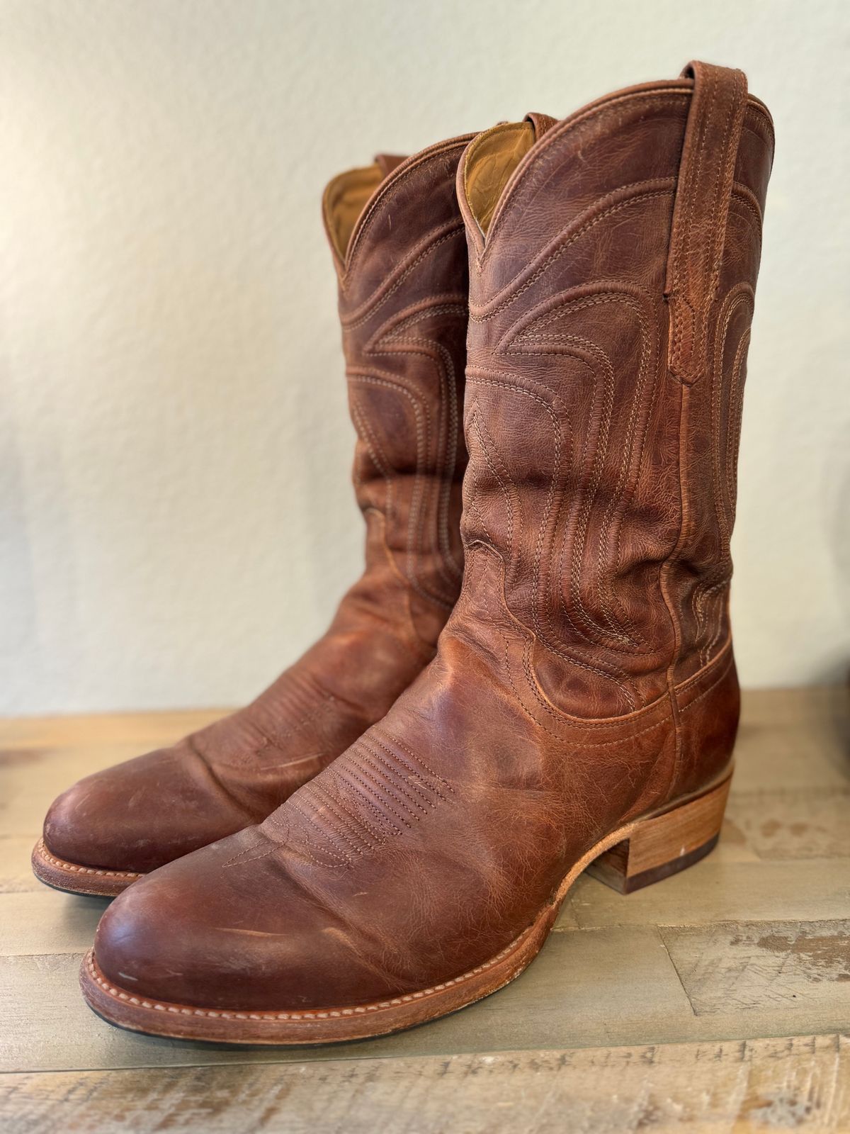 Photo by webbman81 on February 3, 2024 of the Tecovas The Cartwright in Scotch Goat.