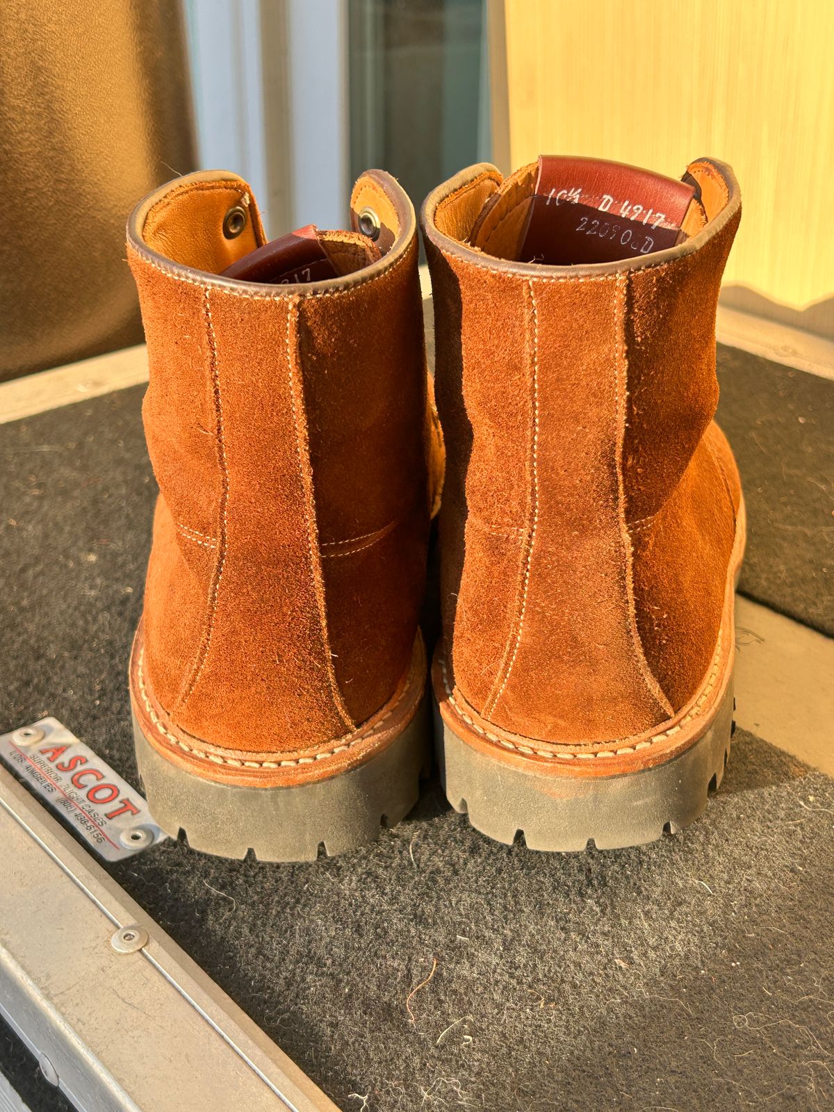 Photo by Mikejones100 on January 6, 2025 of the Allen Edmonds Freeport in Snuff Brown Weatherproof Suede.