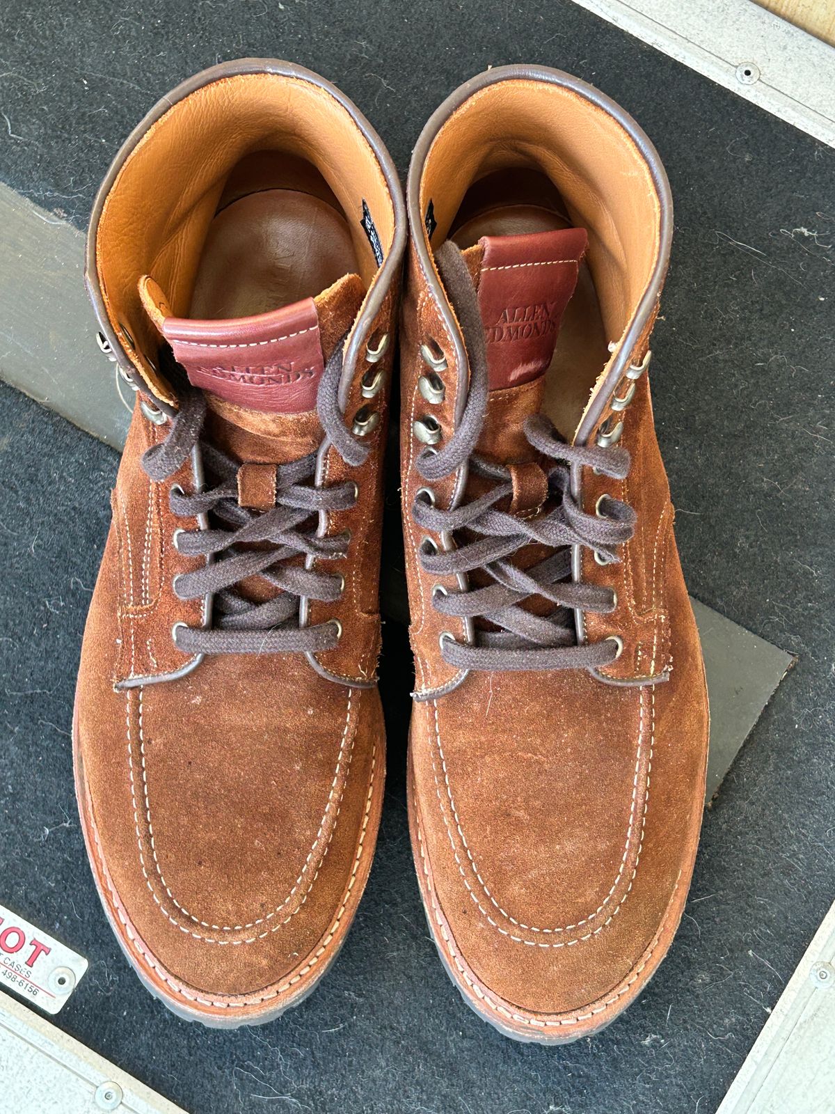 Photo by Mikejones100 on March 4, 2025 of the Allen Edmonds Freeport in Snuff Brown Weatherproof Suede.