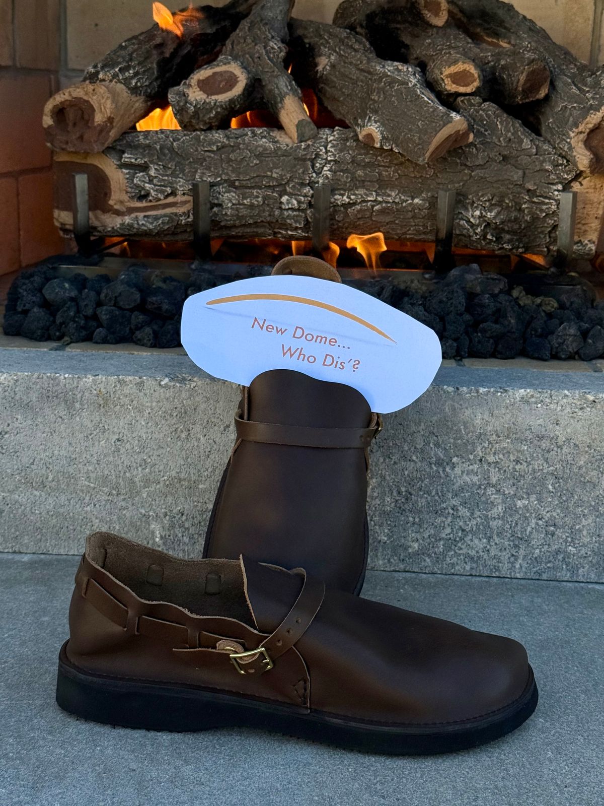 Photo by DMSR64 on October 1, 2025 of the Aurora Shoe Co. Middle English in Horween Dark Olive Chromexcel.