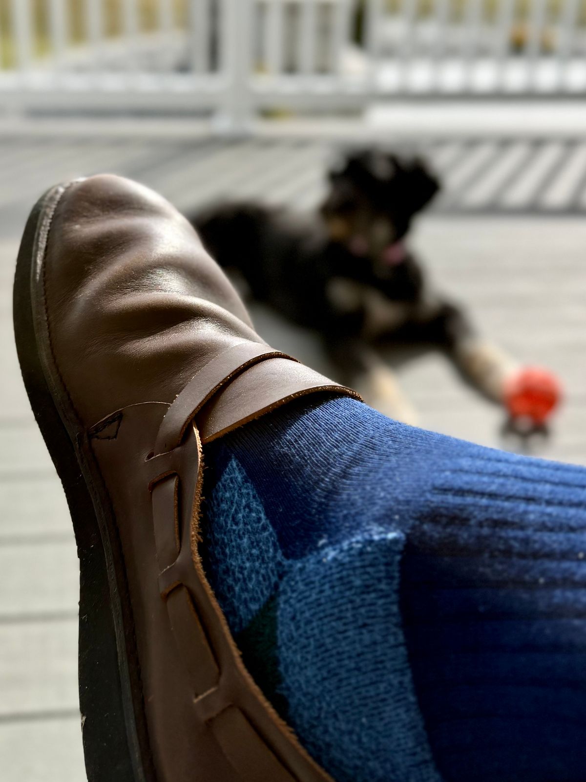 Photo by DMSR64 on March 4, 2026 of the Aurora Shoe Co. Middle English in Horween Dark Olive Chromexcel.