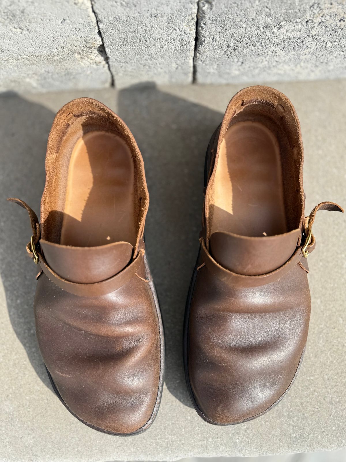 Photo by DMSR64 on March 4, 2026 of the Aurora Shoe Co. Middle English in Horween Dark Olive Chromexcel.