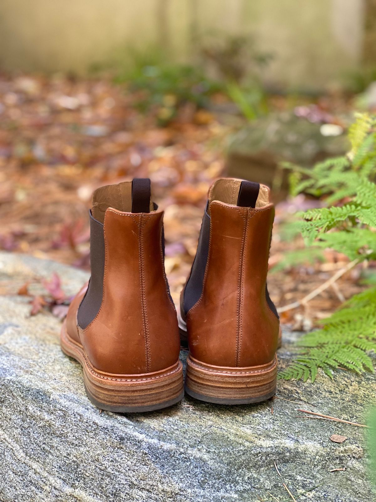 Photo by stitchdown on November 4, 2022 of the Rider Boot Co. Fritz in Maryam Toscanello Horsebutt.