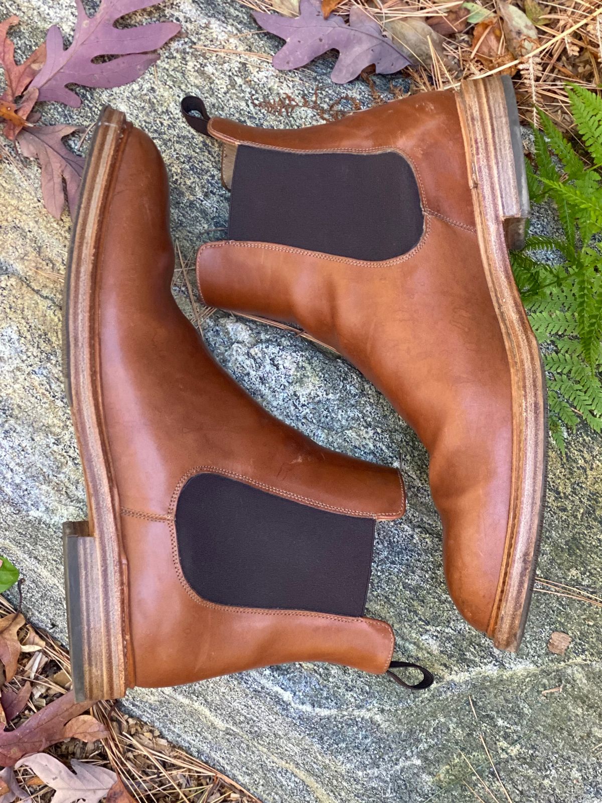 Photo by stitchdown on November 4, 2022 of the Rider Boot Co. Fritz in Maryam Toscanello Horsebutt.