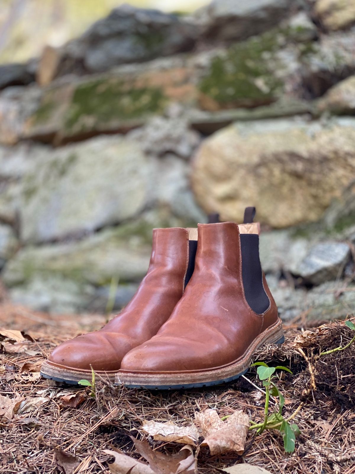 Photo by stitchdown on February 1, 2023 of the Rider Boot Co. Fritz in Maryam Toscanello Horsebutt.